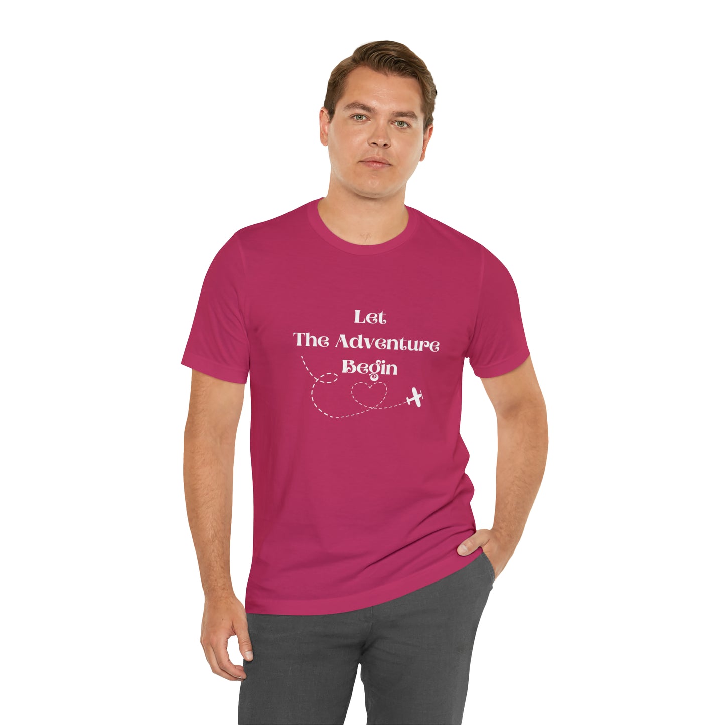 Let the Adventure begin shirt, travel tee,Unisex vacation shirt, Vacation tshirt, Family vacation shirt,best friend, Christmas gift