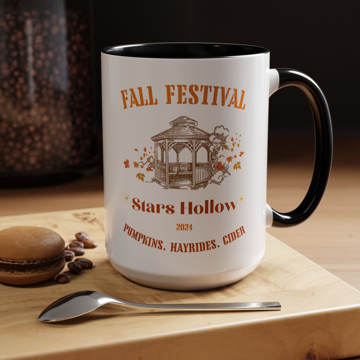 Coffee Mug Stars Hollow Gilmore Girls Fans Gift Christmas 11oz 15ozTea Cup Ceramic gazebo Kitchen Decor Girl more girls season Bestie gift