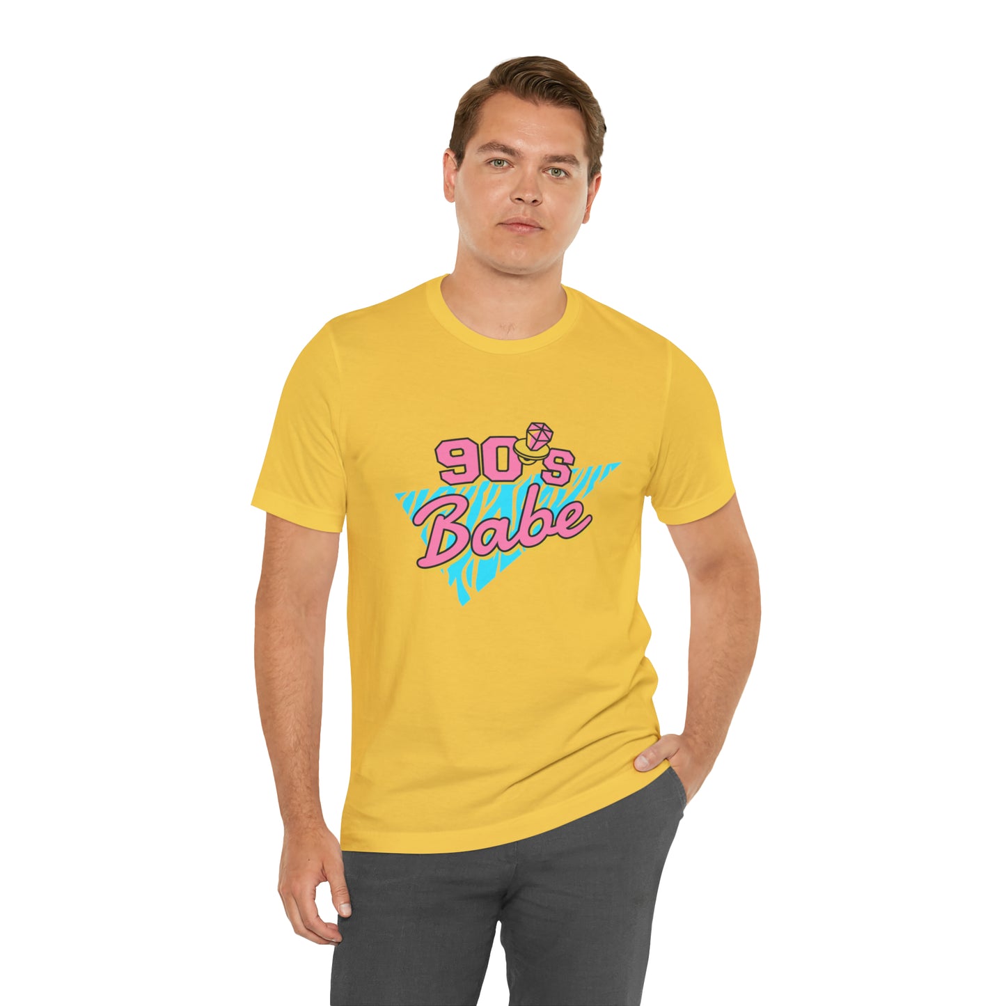 90's Babe shirt, gift for her, Christmas shirt, galantine gift best friend trip, Unisex Jersey Short Sleeve Tee