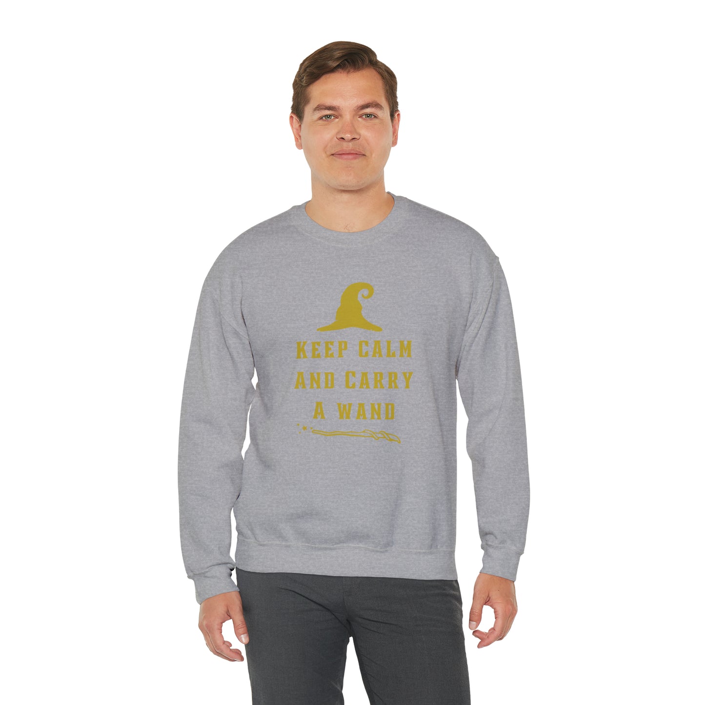 Mischief Manager Hogwarts sweater keep calm carry a wand sweatshirt Halloween sweater Universal Studios Christmas gift for her gift for him