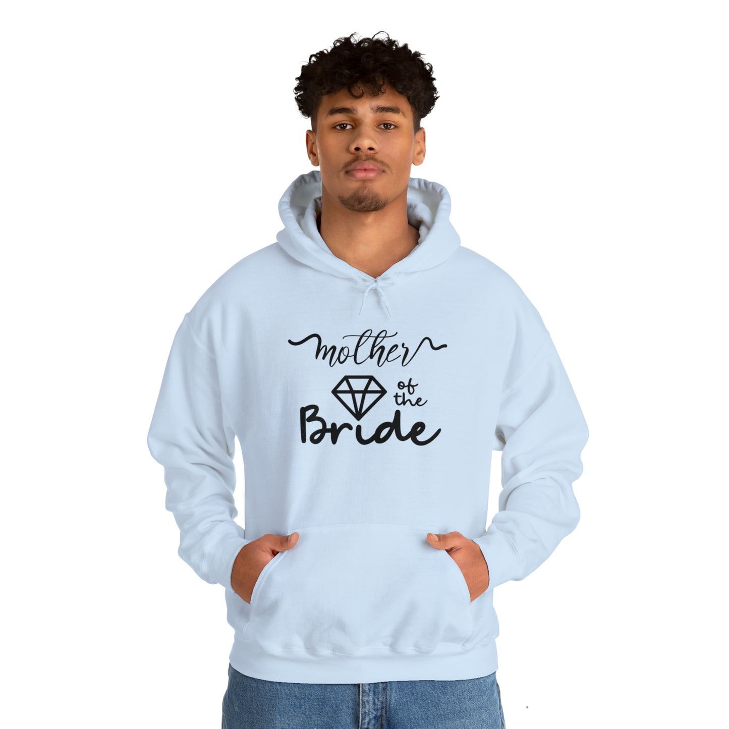 Mother of the bride Hoodie, bridal party clothes, wedding shower gift, Birthday gift for her, Pink gift, Galantine gift for her, unisex