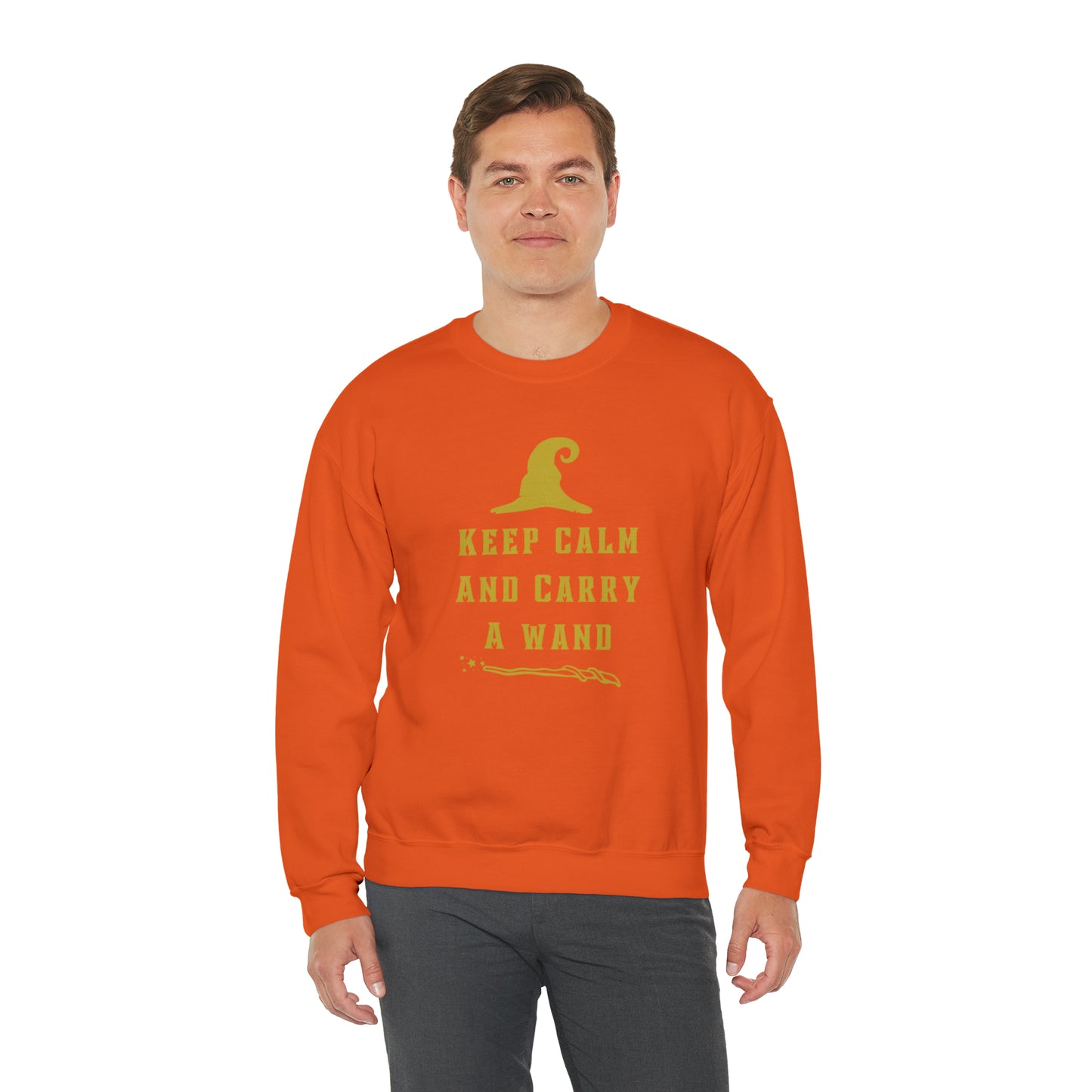 Mischief Manager Hogwarts sweater keep calm carry a wand sweatshirt Halloween sweater Universal Studios Christmas gift for her gift for him