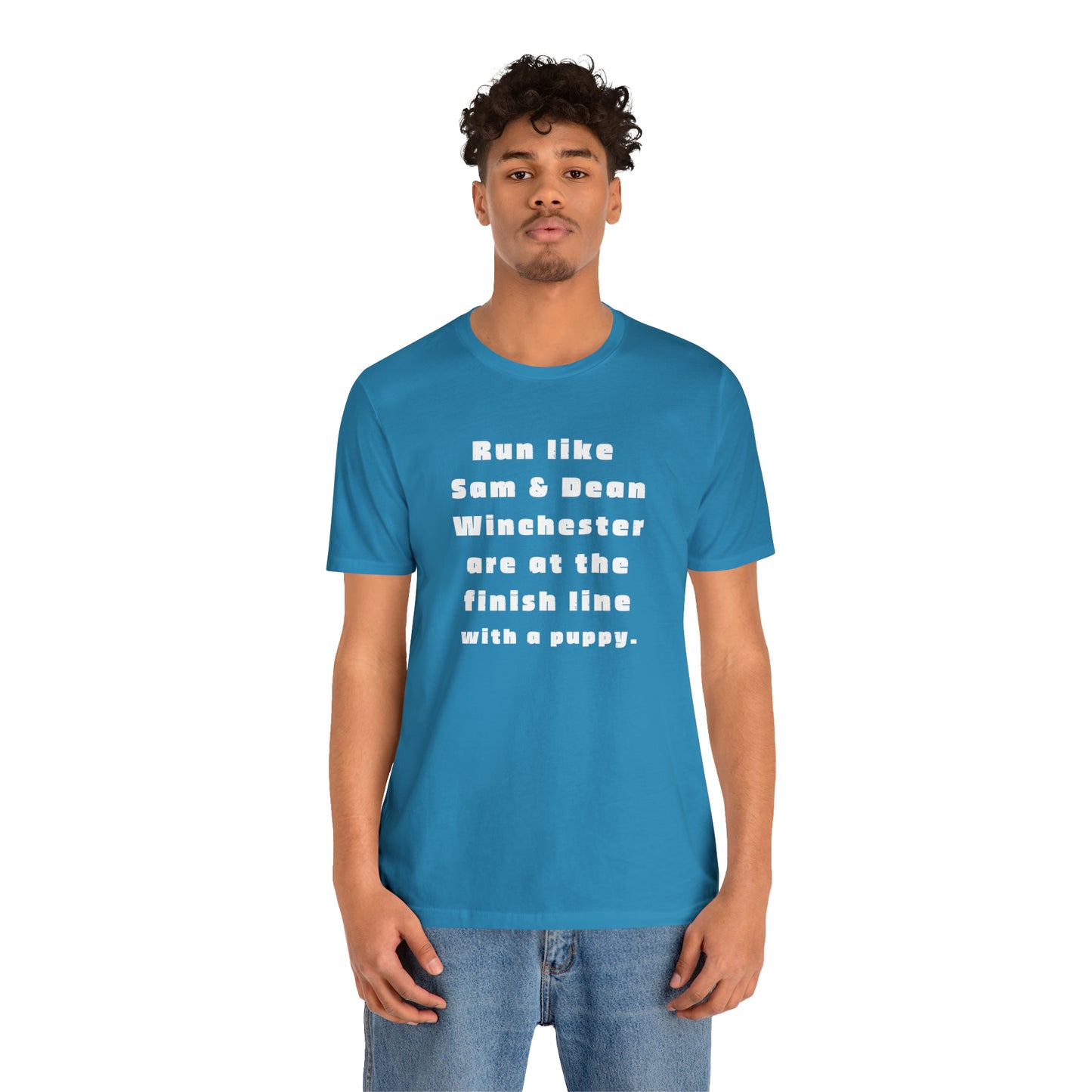 Winchester fans work out shirt Gym top sam and dean Tshirt Gift for her Gift for him Funny gift for her gift for him yoga Women's Tee