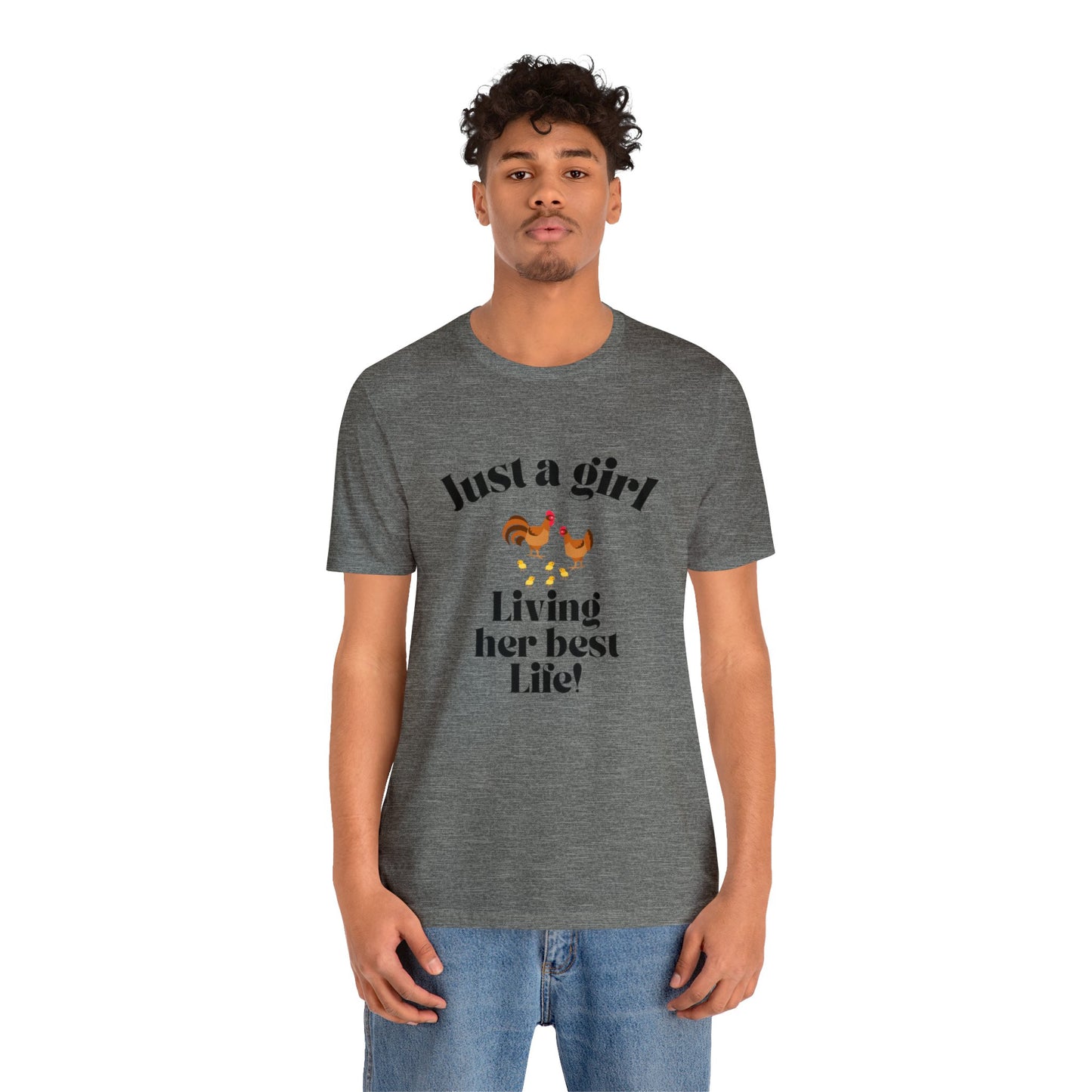 Just a girl who loves chickens shirt funny gift for her chicken shirt girlfriend shirt birthday Shirt Matching travel Tees farm life style
