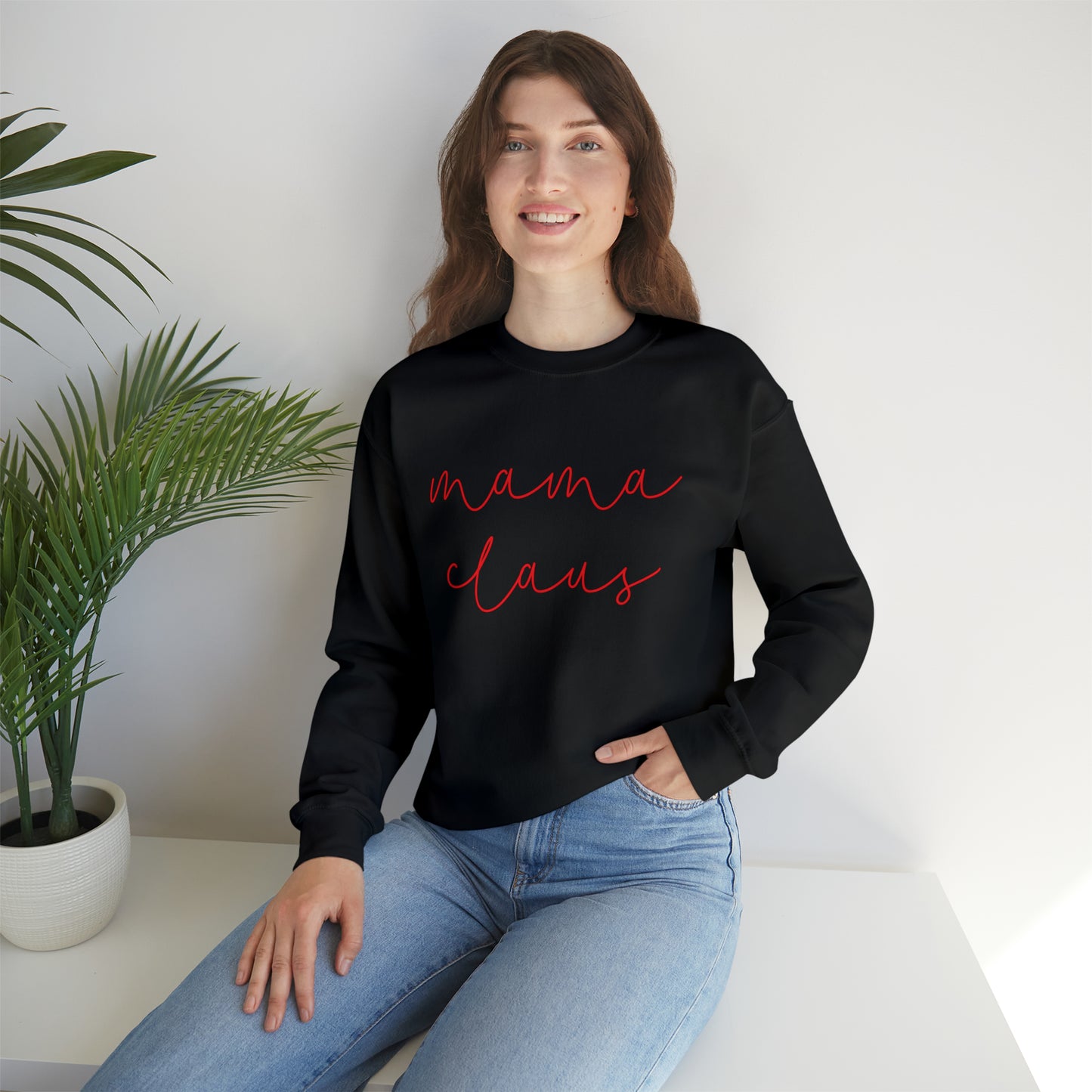 Mama claus sweater Festive AF sweater Merry Bright Christmas sweatshirt gift for her for Women Christmas Sweater,Holiday Christmas gift