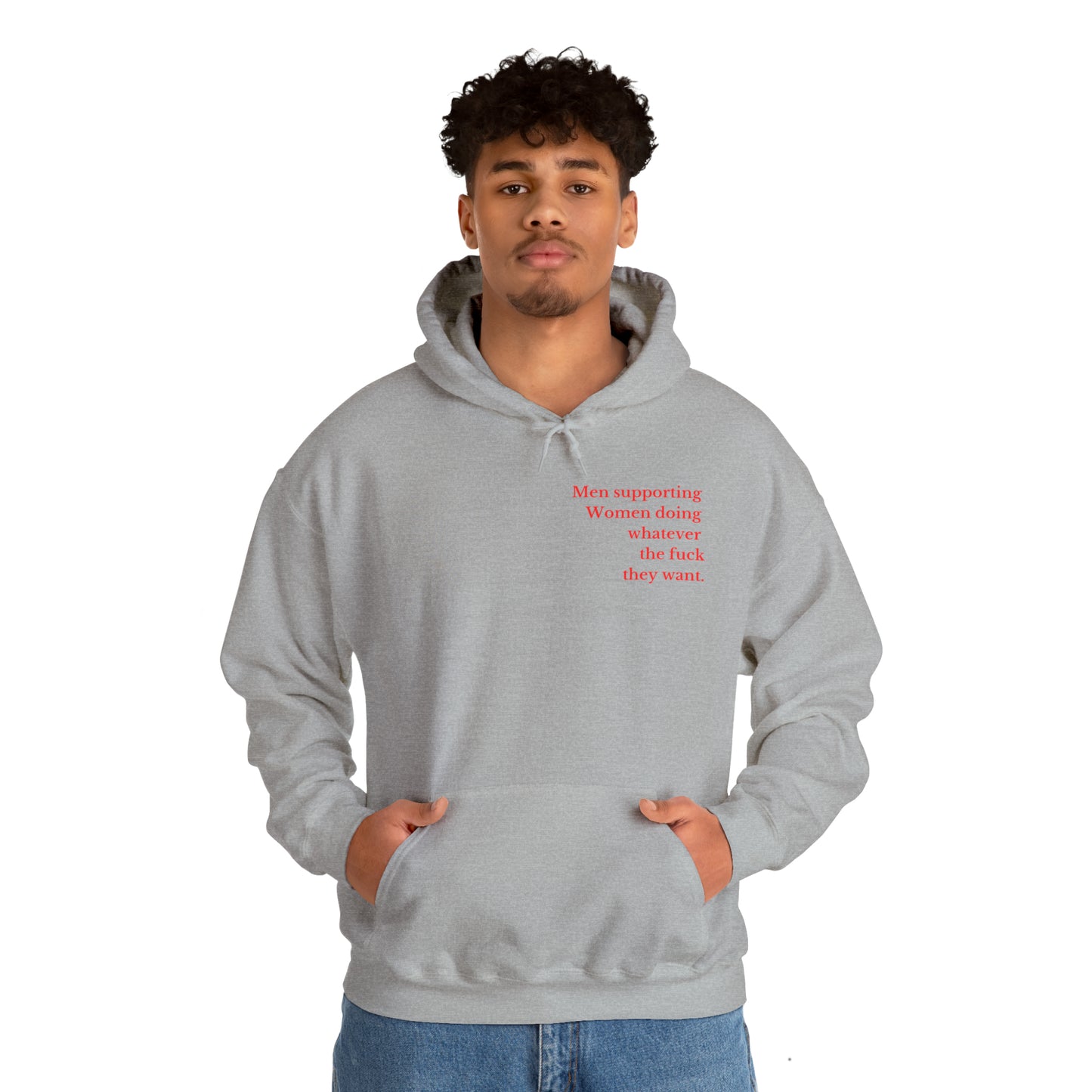 Men supporting women sweater birthday sweater Christmas gifts Sweatshirt Gift for him Gift