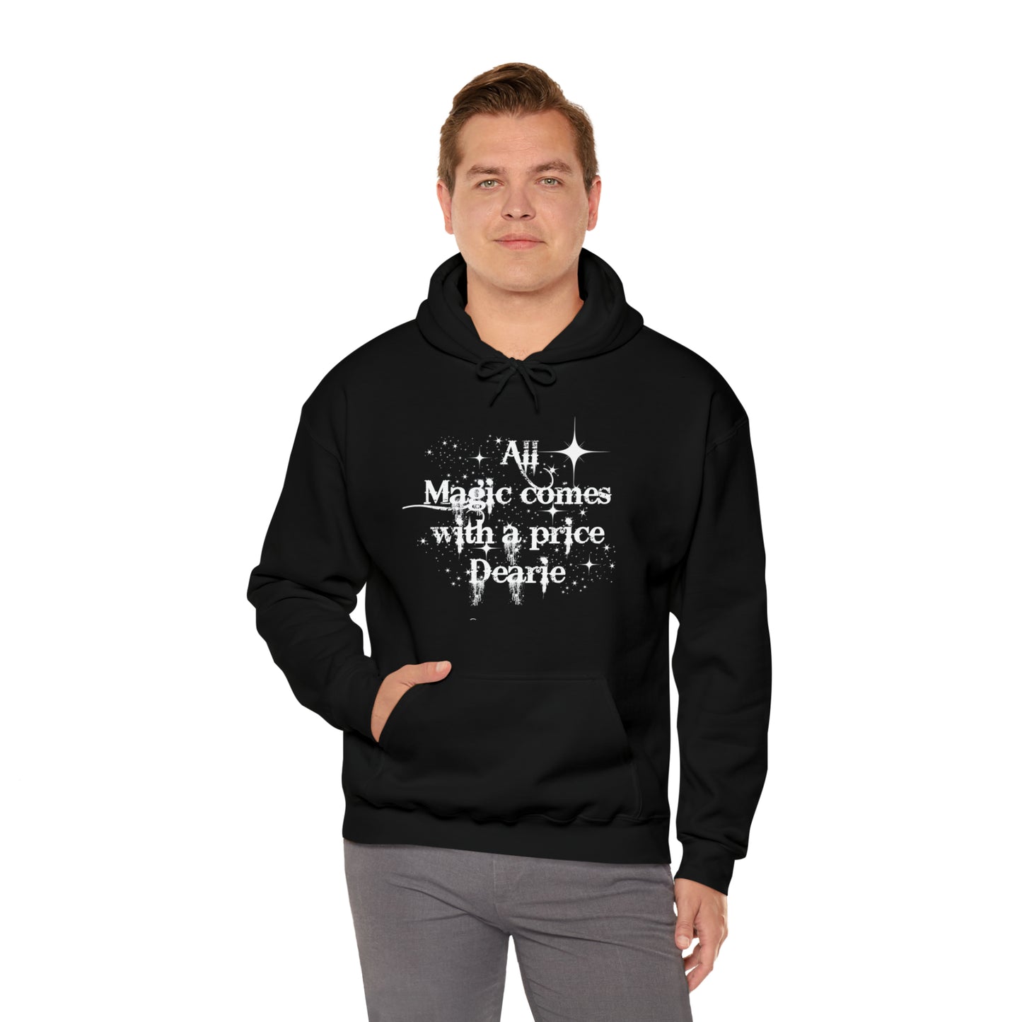 All magic comes with a price Dearie hoodie,OUAT Fan gift, Rumpelstiltskin gift for her, Christmas gift, Unisex Heavy Blend Hooded Sweatshirt