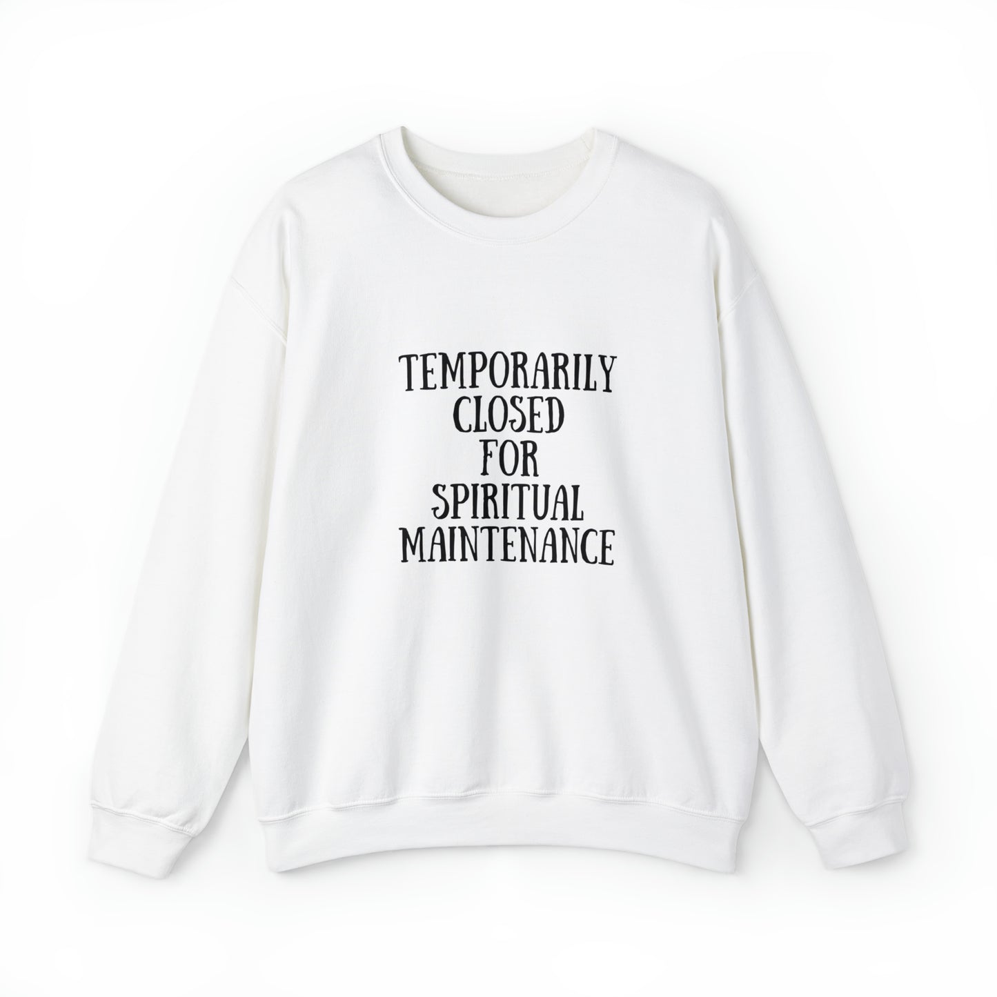 Spiritual sweatshirt Temporarily closed for spiritual Maintenance sweater zen yoga workout gift for her gift for him Mother's day christmas