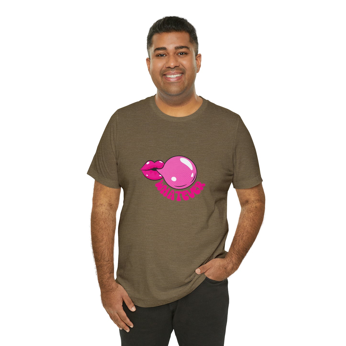 Whatever bubblegum T-Shirt Aesthetic Shirt Trendy Shirt Shirt With Words On Back Positive Gift for him Gift for her boho shirt hippie soul