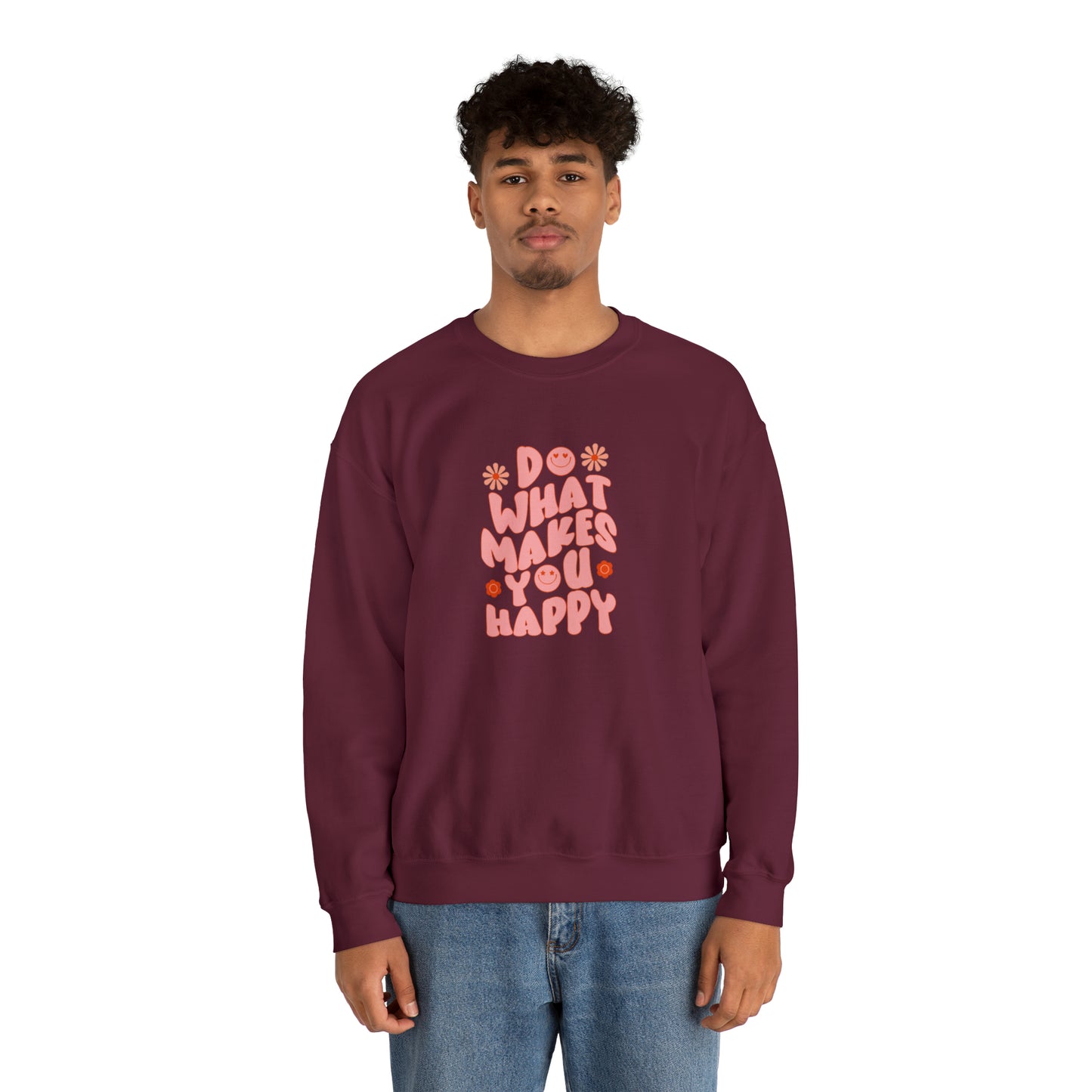 Do what makes you happy Sweatshirt, Teach love inspire sweater, Teacher mode shirt, Christmas Sweater, Christmas Crewneck, Holiday gift