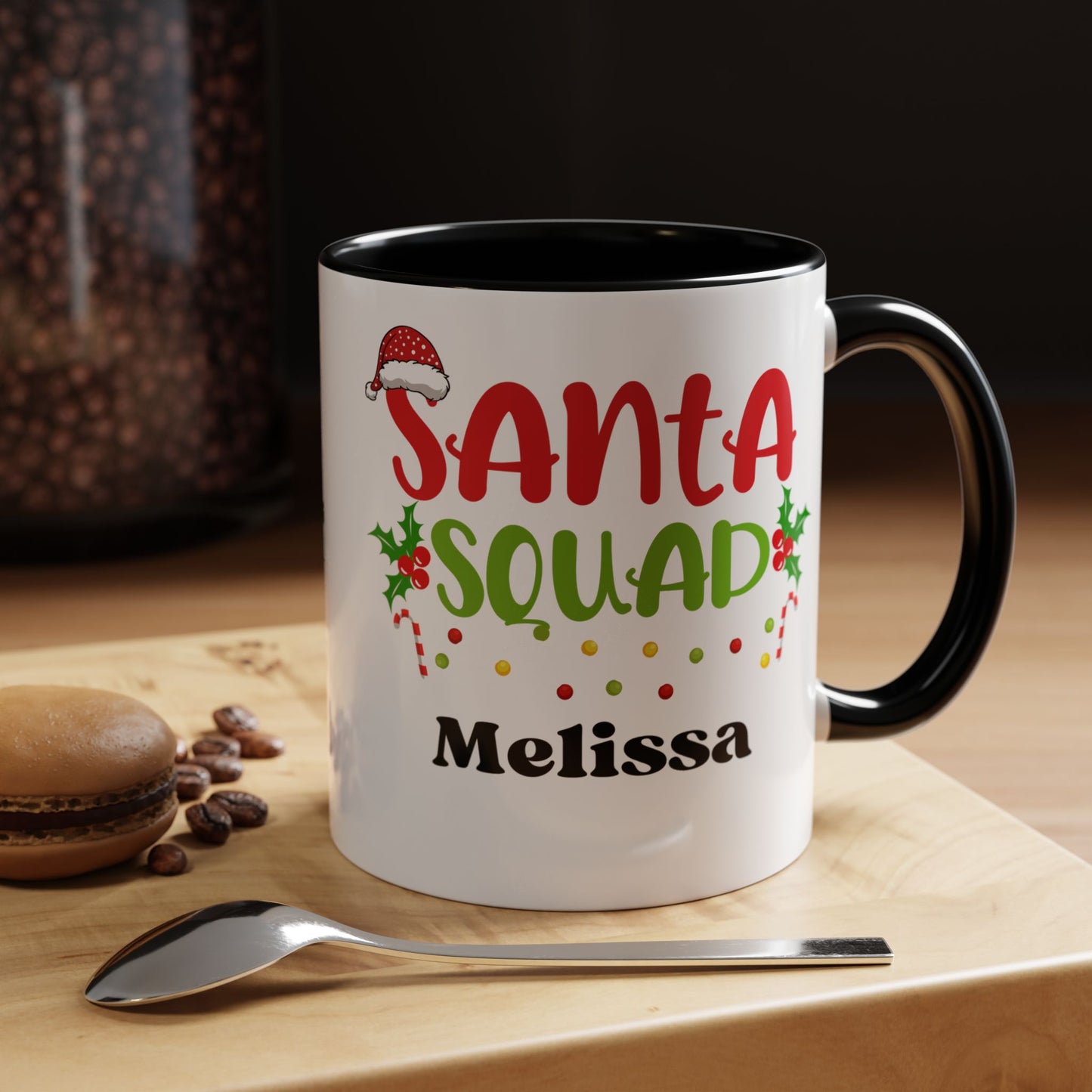 Personalized Christmas mug best friend mug Coffee Mug Custom name Gift Christmas Tea Cup hot cocoa Kitchen Decor Girl more girls Bestie gift
