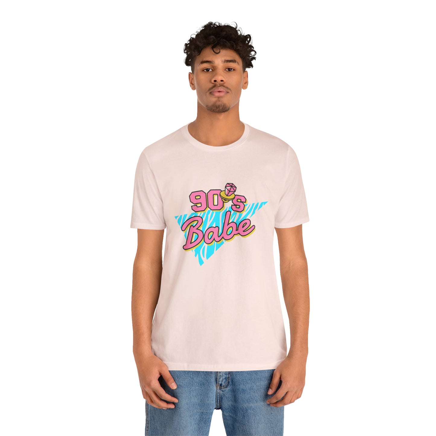 90's Babe shirt, gift for her, Christmas shirt, galantine gift best friend trip, Unisex Jersey Short Sleeve Tee