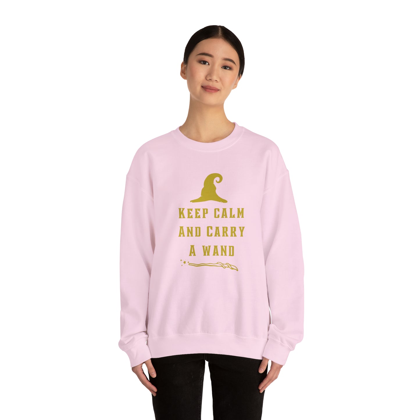 Mischief Manager Hogwarts sweater keep calm carry a wand sweatshirt Halloween sweater Universal Studios Christmas gift for her gift for him