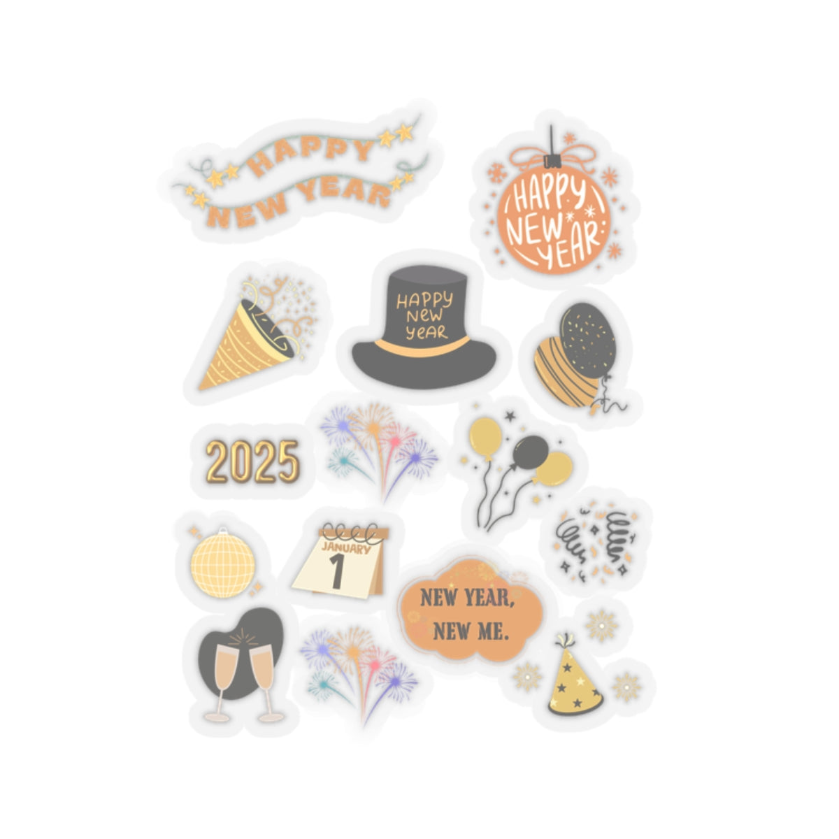 Copy of New Year sticker page new year new me sticker Celebration sticker Magical AF sticker bestie sticker motivational stickers bestfriend gift