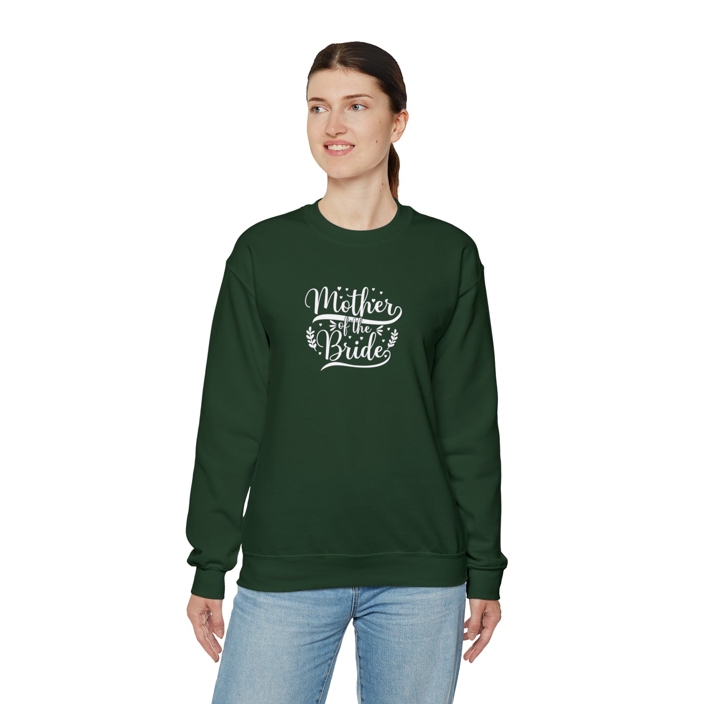 Mother of the bride sweatshirt, Red wedding attire, gift for Mom, bridal party clothes, yoga wear for her, for him, Birthday gift for her