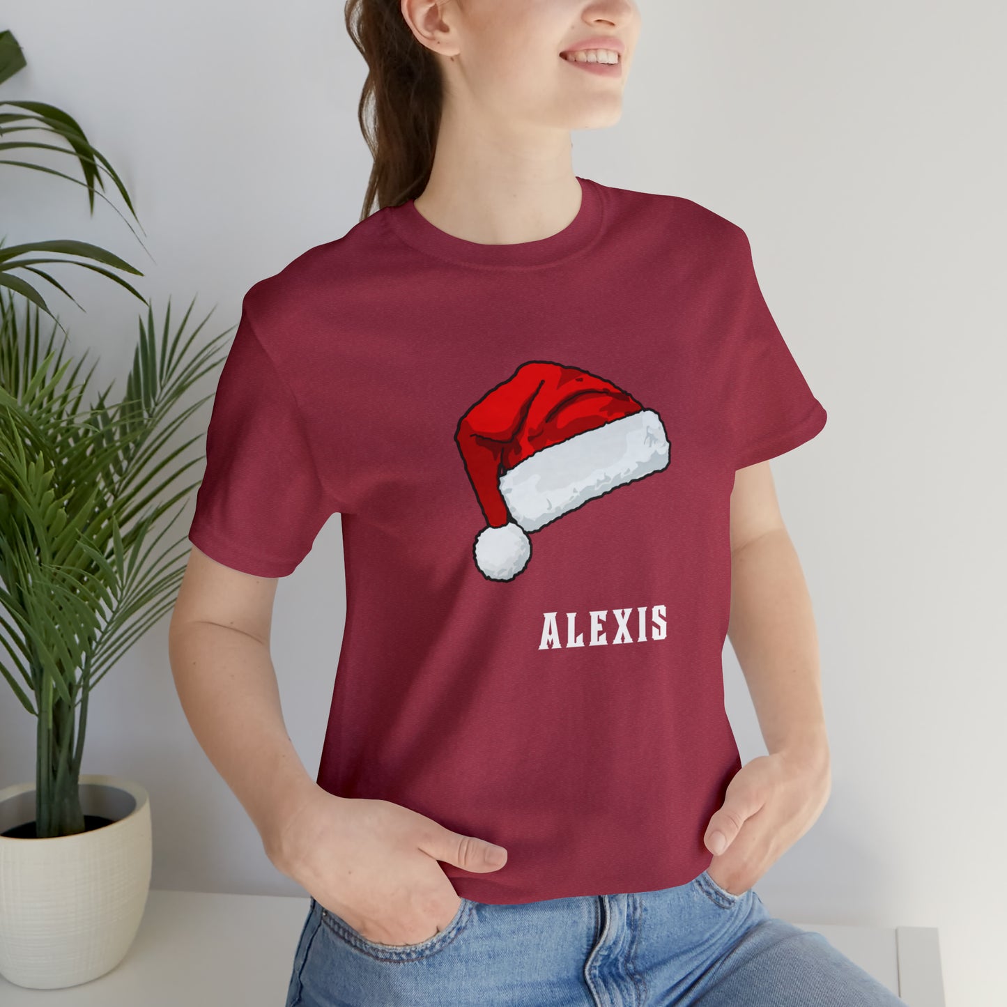 Matching Family Christmas Shirts, Santa claus Hat family tshirts Family Christmas Shirt, Matching Xmas Tees Custom Christmas T shirt photos