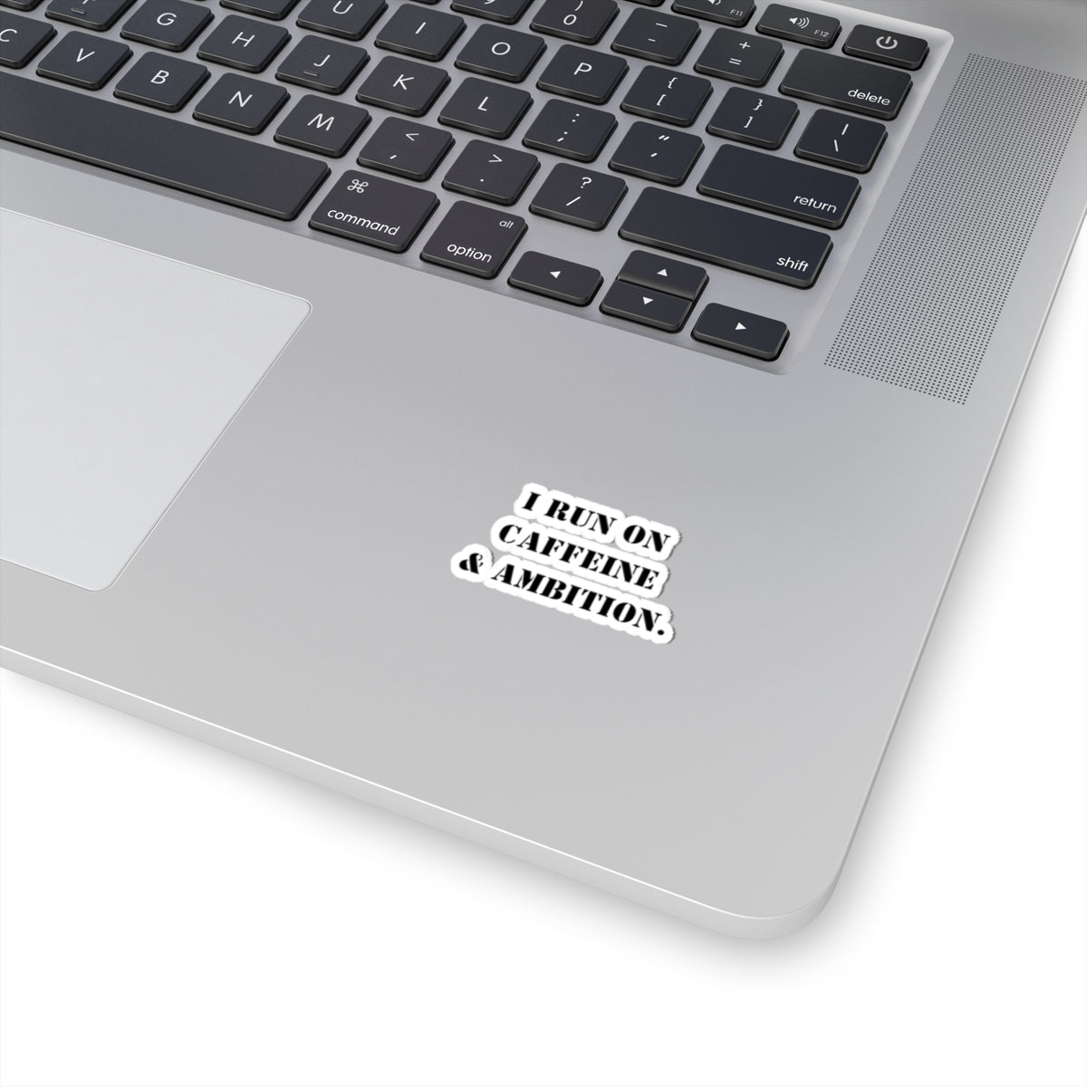 Funny coffee sticker motivational sticker run on caffeine n ambition sticker gift for her gift for him sticker galantines gift coffee lover