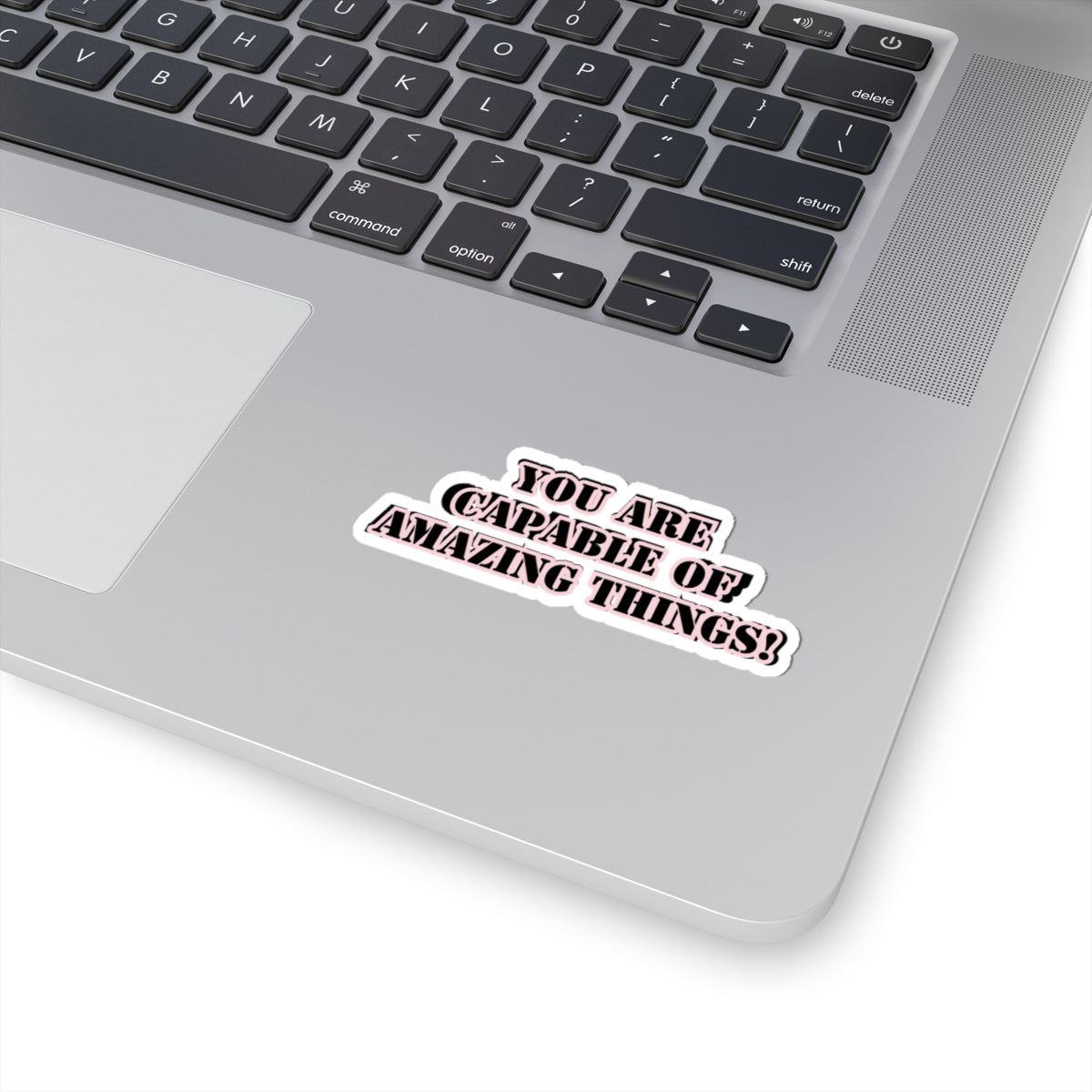 You are capable of amazing things sticker Girlboss sticker motivational sticker you are capable of amazing things sticker pink heels sticker Beautiful sticker loved gift for her vday
