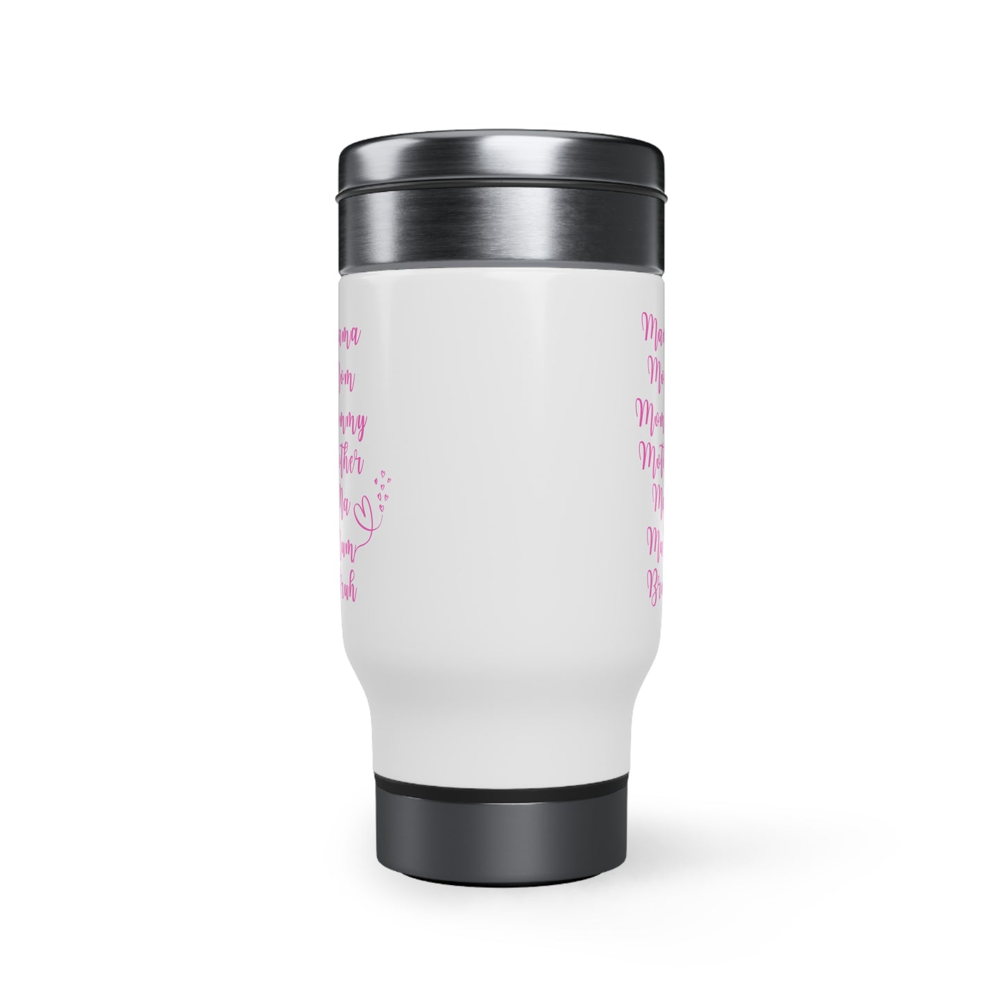 Mom Travel Mug Mommy coffee mug Tea lover gift for her Christmas gift for momStainless Steel Travel Mug with Handle, 14oz camper gift