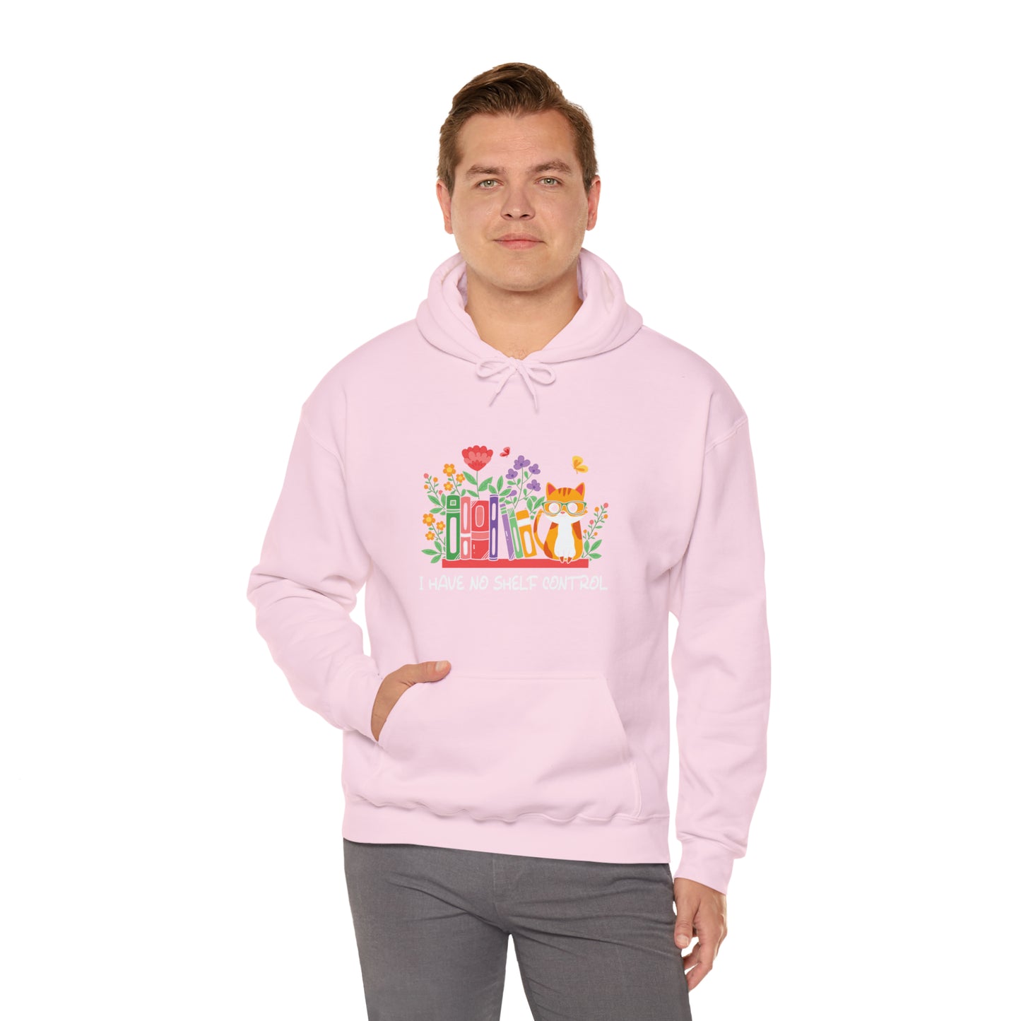 Cat lover hoodie book lover sweater BookShelf control orange cat Shirt Halloween Cat Sweatshirt Gift for Cat Lover Gift for Cat Mom Gift