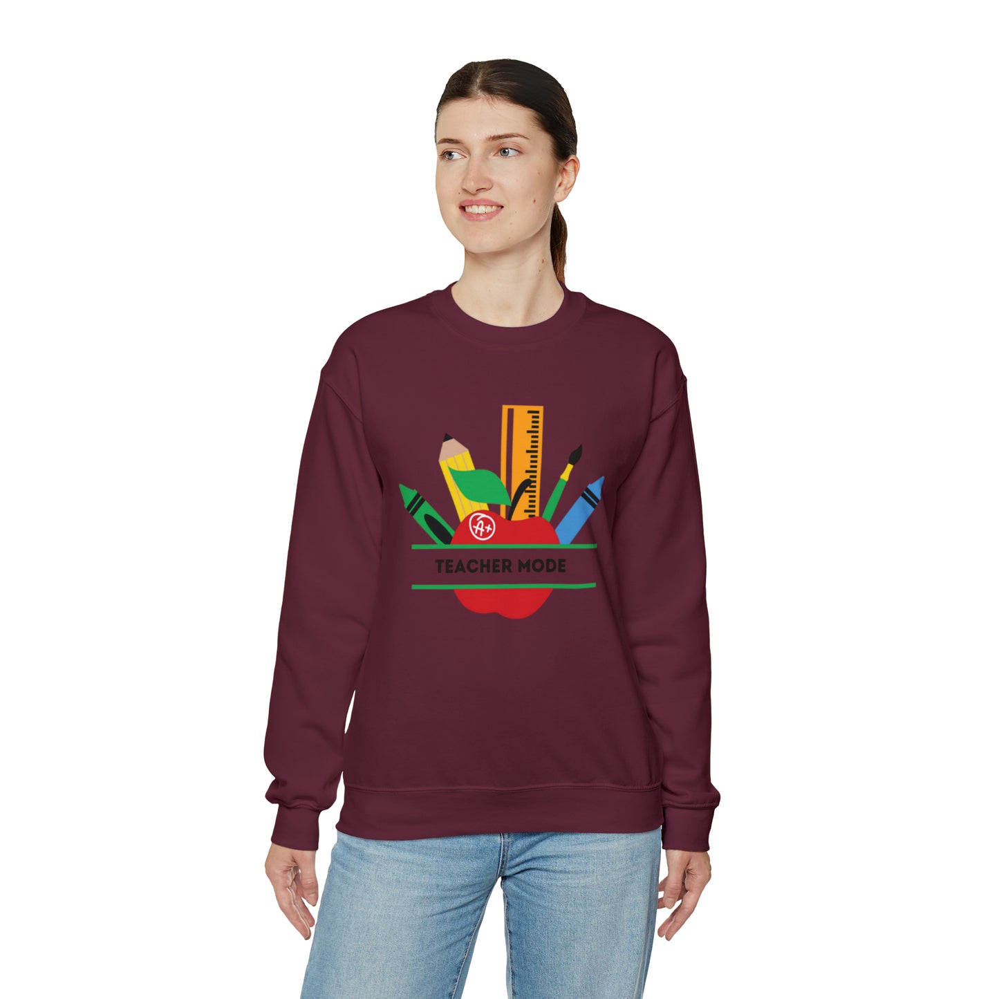 Teacher Mode love inspire sweatshirt Teacher mode sweater, Homeschooling sweatshirt,teacher mom shirt, hoodie teacher shirt, shirt,unisex