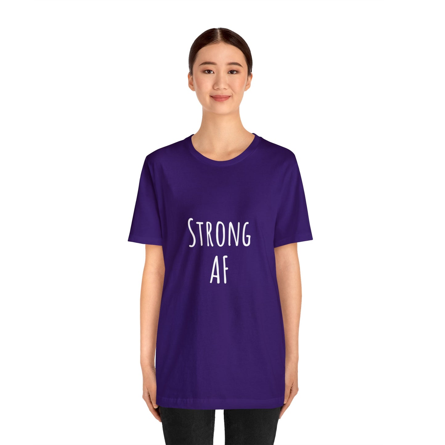 Strong AF shirt Motivational shirt Unisex Tee choose happy Retro Shirt Retro Feeling Good T-Shirt best friend vacation shirt beach