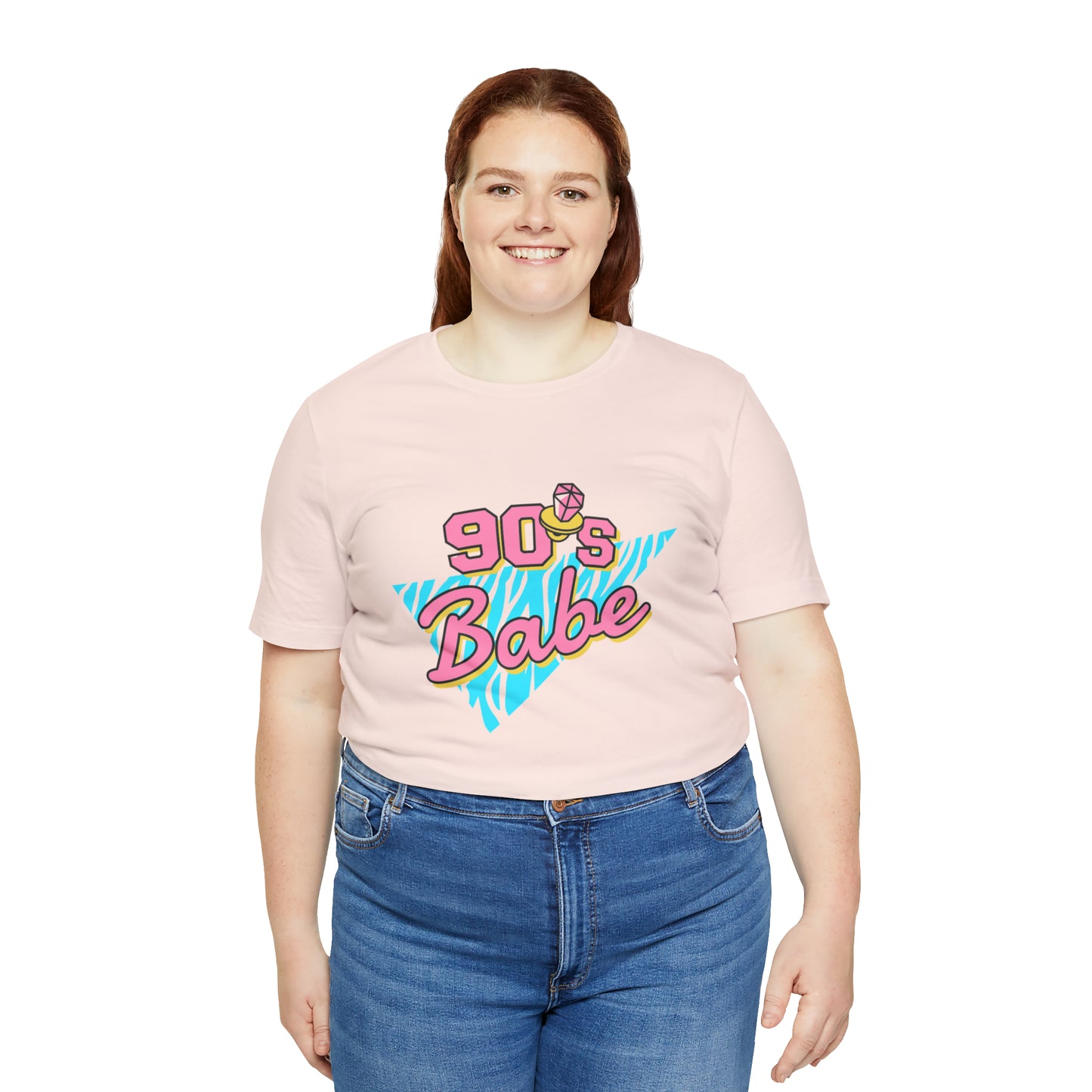90's Babe shirt, gift for her, Christmas shirt, galantine gift best friend trip, Unisex Jersey Short Sleeve Tee