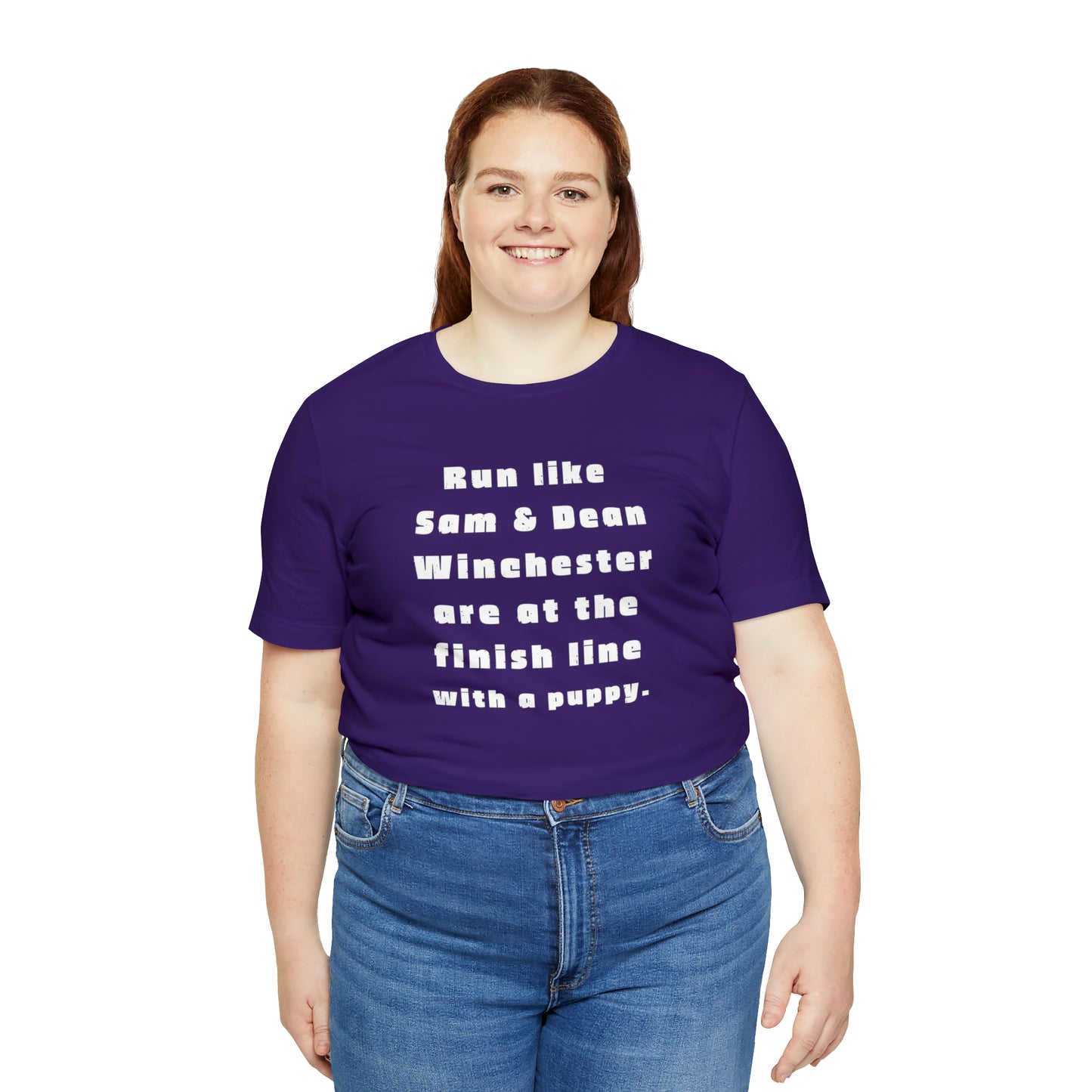 Winchester fans work out shirt Gym top sam and dean Tshirt Gift for her Gift for him Funny gift for her gift for him yoga Women's Tee