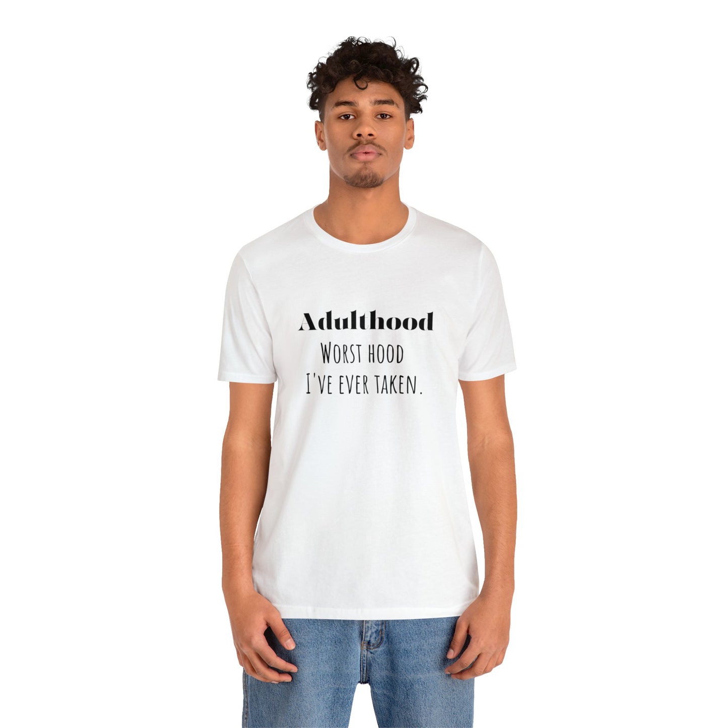 Adulthood shirt funny adulting shirt funny gift for her gift for him shirt Unisex Tee Retro T-Shirt best friend vacation shirt beach