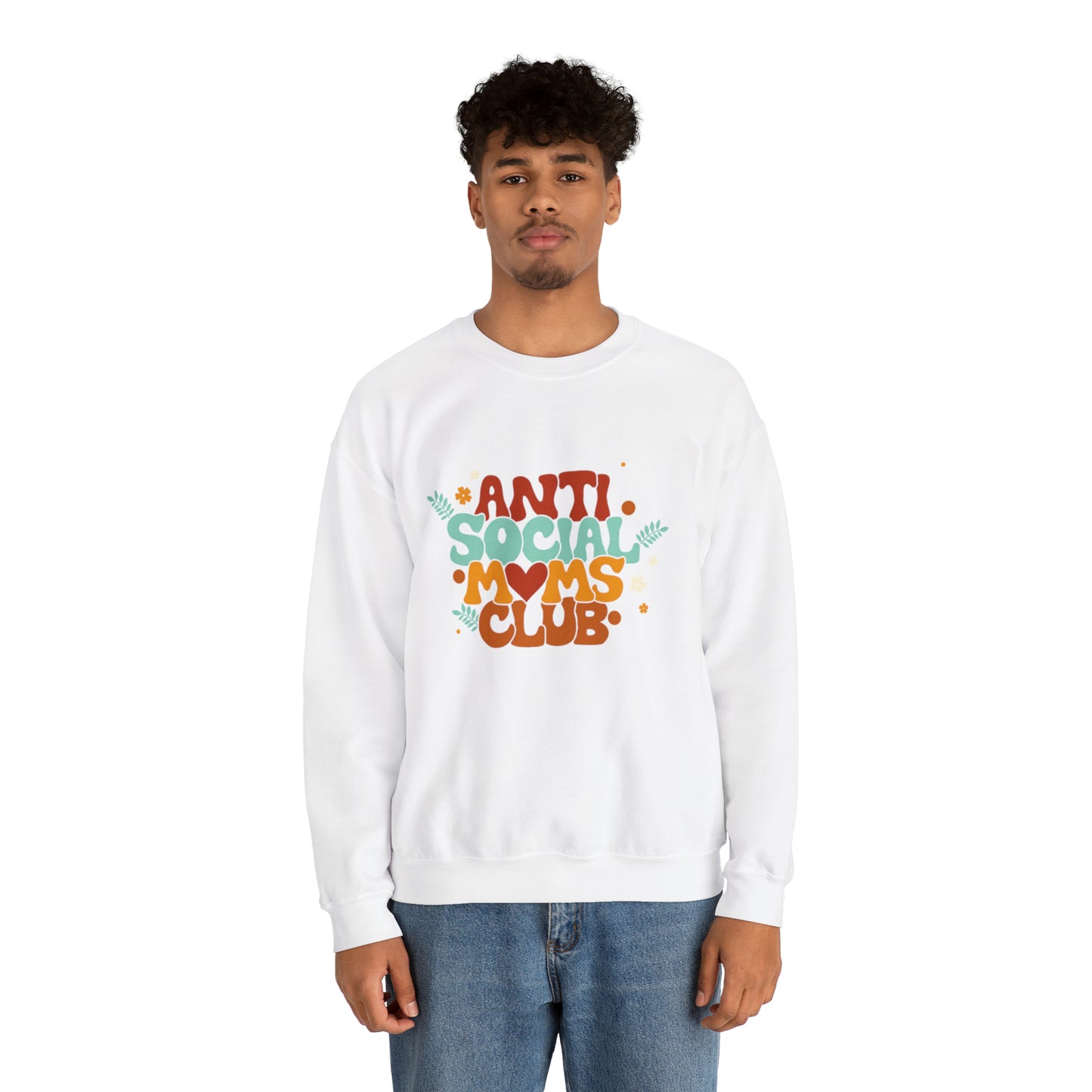 Anti social moms club sweatshirt, Mama Mother Mom sweatshirt, Gift for mom, Christmas gift for her,for him,Birthday gift for her