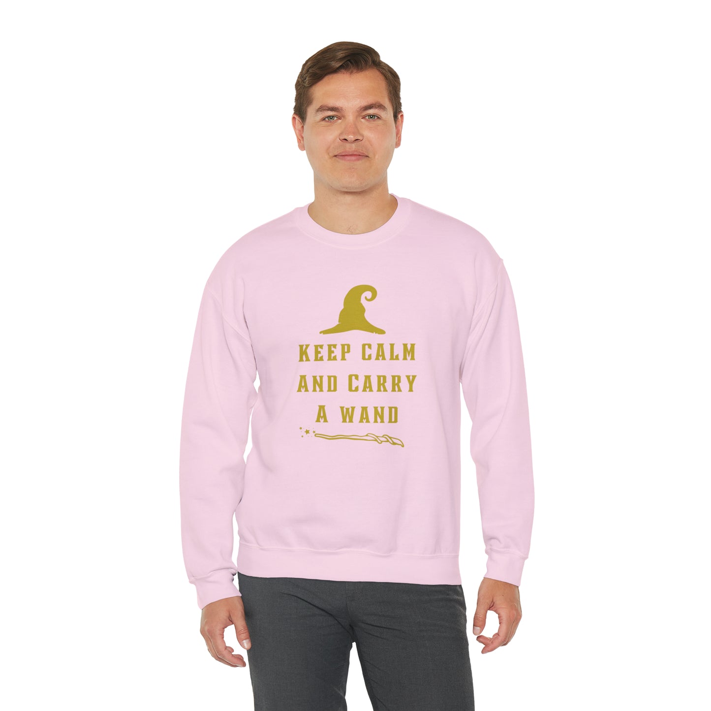 Mischief Manager Hogwarts sweater keep calm carry a wand sweatshirt Halloween sweater Universal Studios Christmas gift for her gift for him