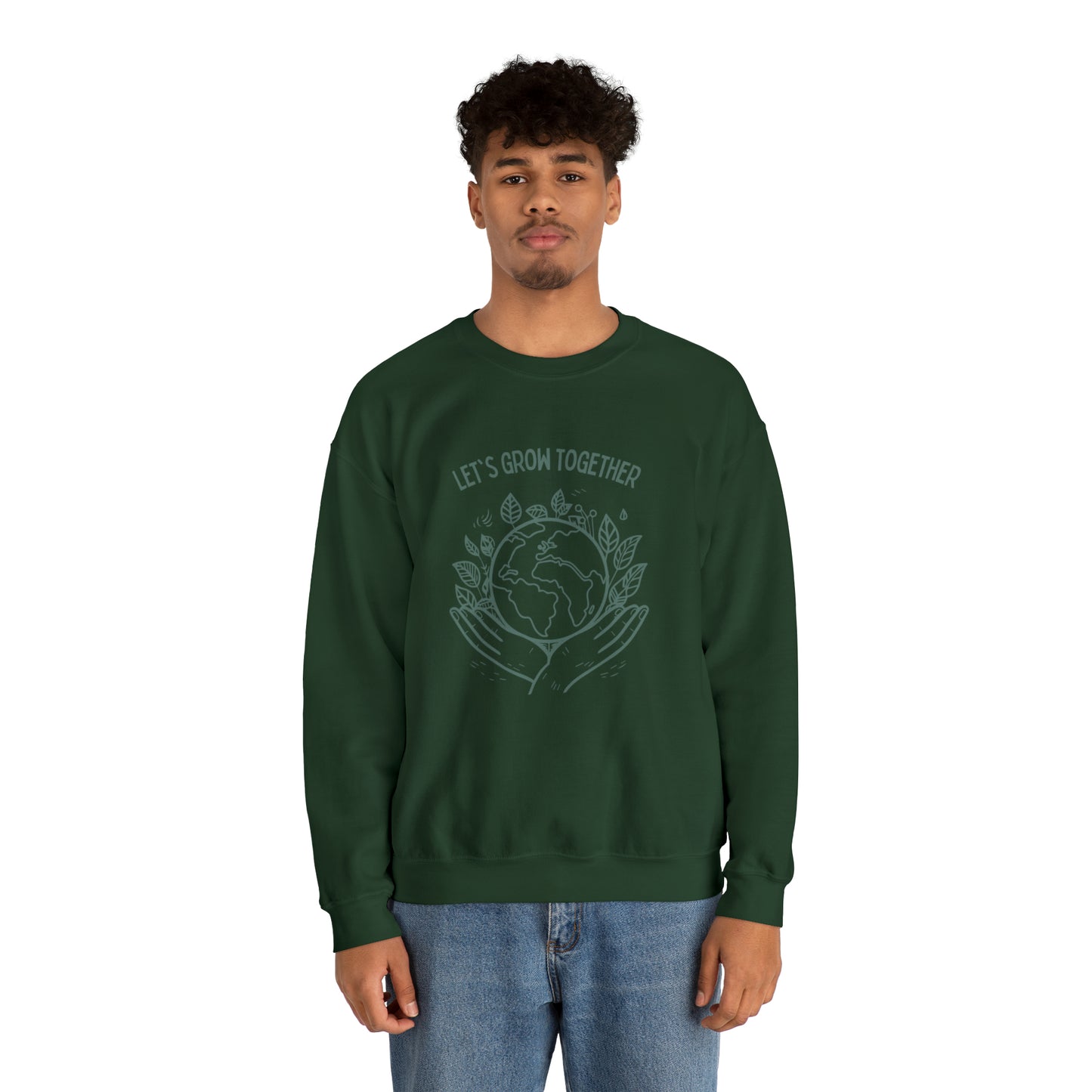 Let's grow together sweater plant lover sweater save the planet sweashirt birthday gift Christmas gifts Sweatshirt Gift for him Gift for her