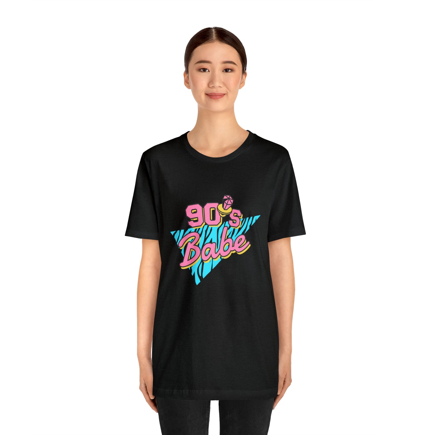 90's Babe shirt, gift for her, Christmas shirt, galantine gift best friend trip, Unisex Jersey Short Sleeve Tee