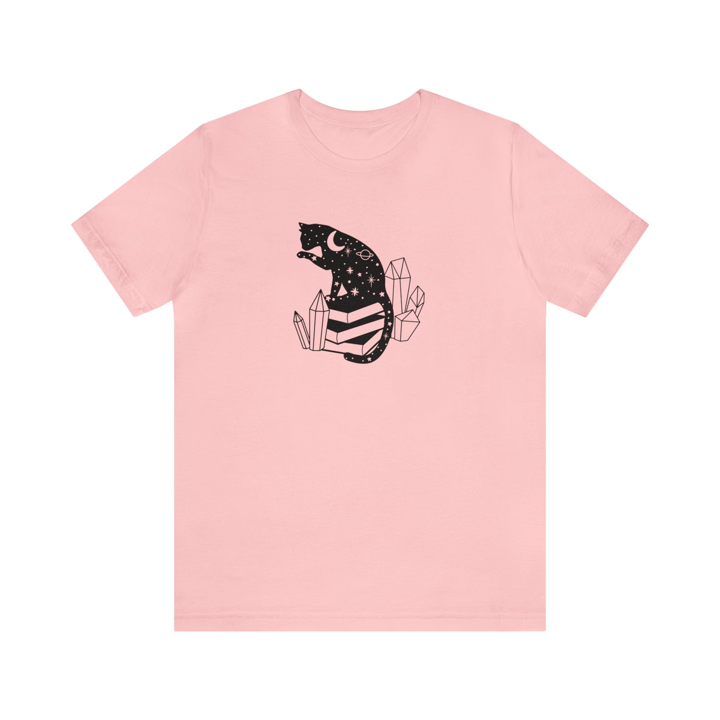 Cat lover tshirt book lover shirt crystal witchy cat Shirt Halloween Cat Sweatshirt Gift for Cat Lover Gift for Cat Mom Gift