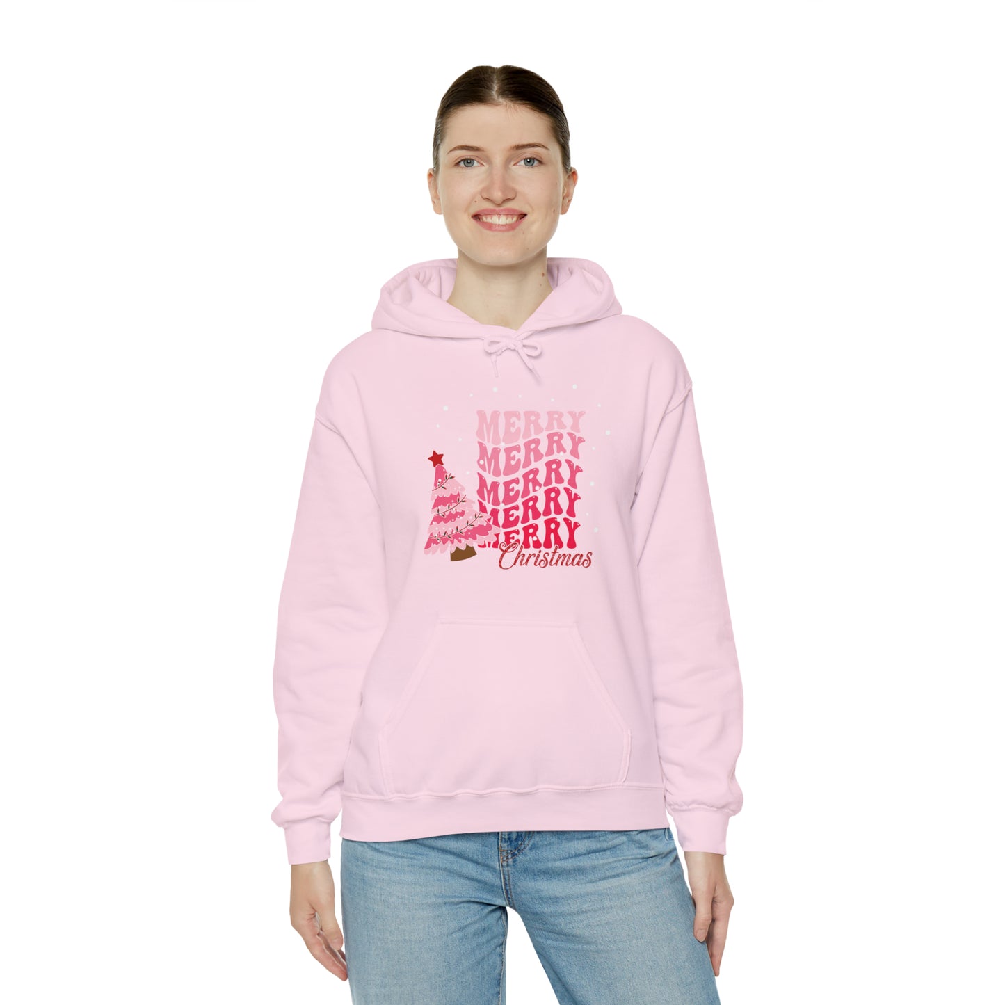 Festive AF hoodie blue Merry Bright Christmas Sweatshirt for Women Men Christmas Sweater Holiday Christmas gift for her gift for him