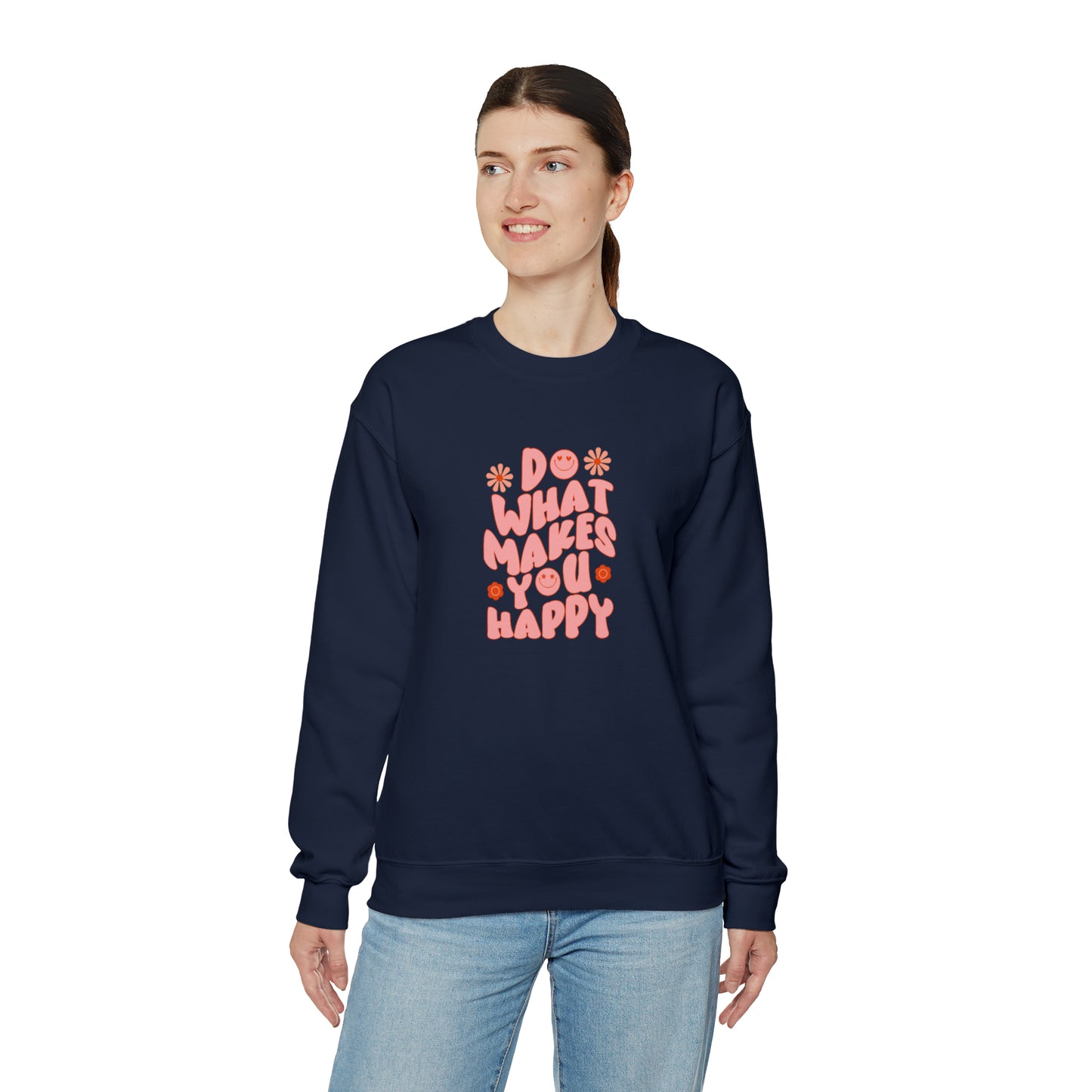 Do what makes you happy Sweatshirt, Teach love inspire sweater, Teacher mode shirt, Christmas Sweater, Christmas Crewneck, Holiday gift