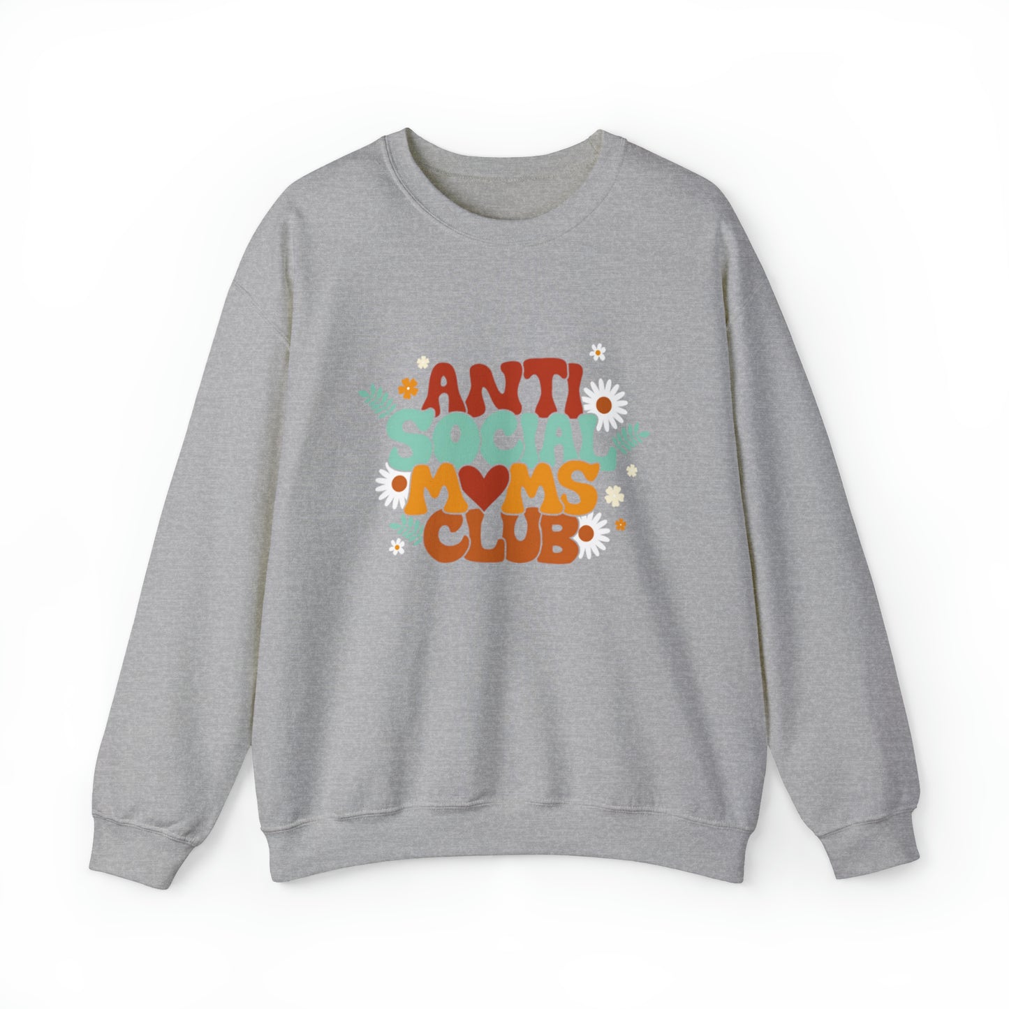 Anti social moms club sweatshirt, Mama Mother Mom sweatshirt, Gift for mom, Christmas gift for her,for him,Birthday gift for her