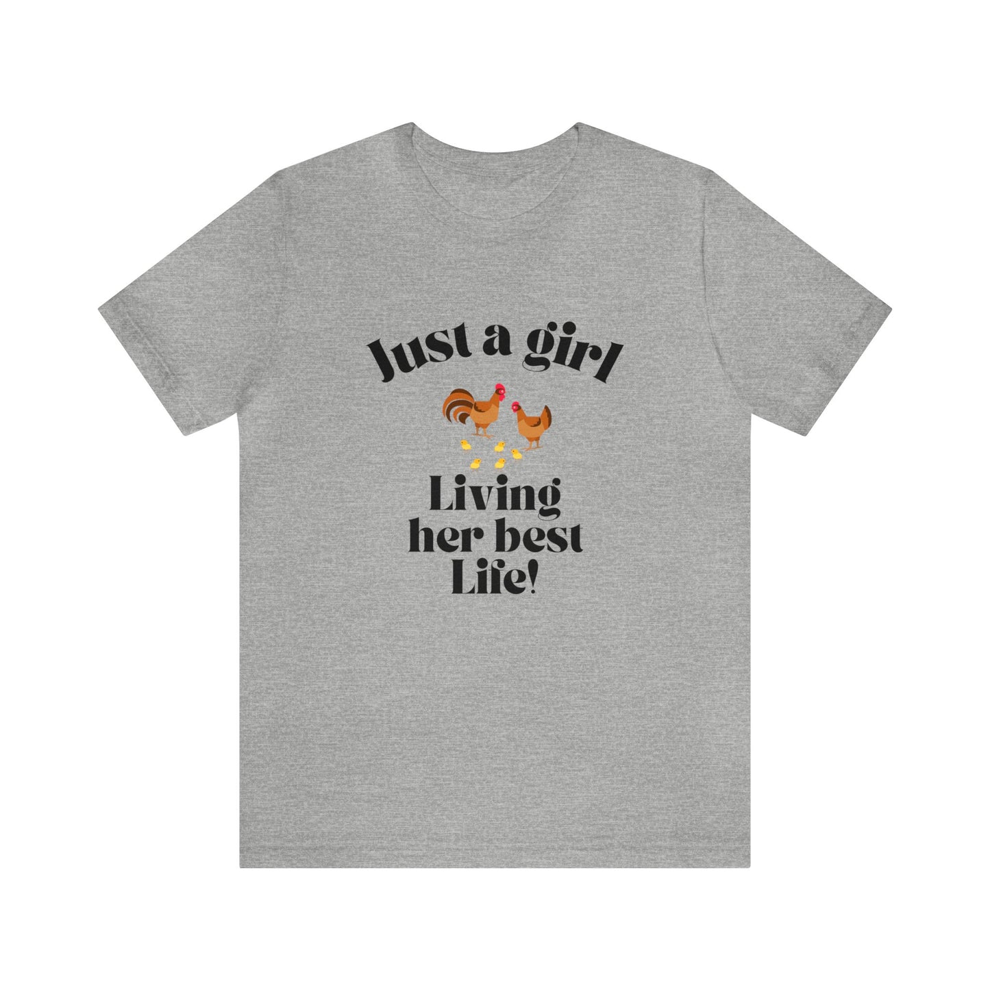 Just a girl who loves chickens shirt funny gift for her chicken shirt girlfriend shirt birthday Shirt Matching travel Tees farm life style