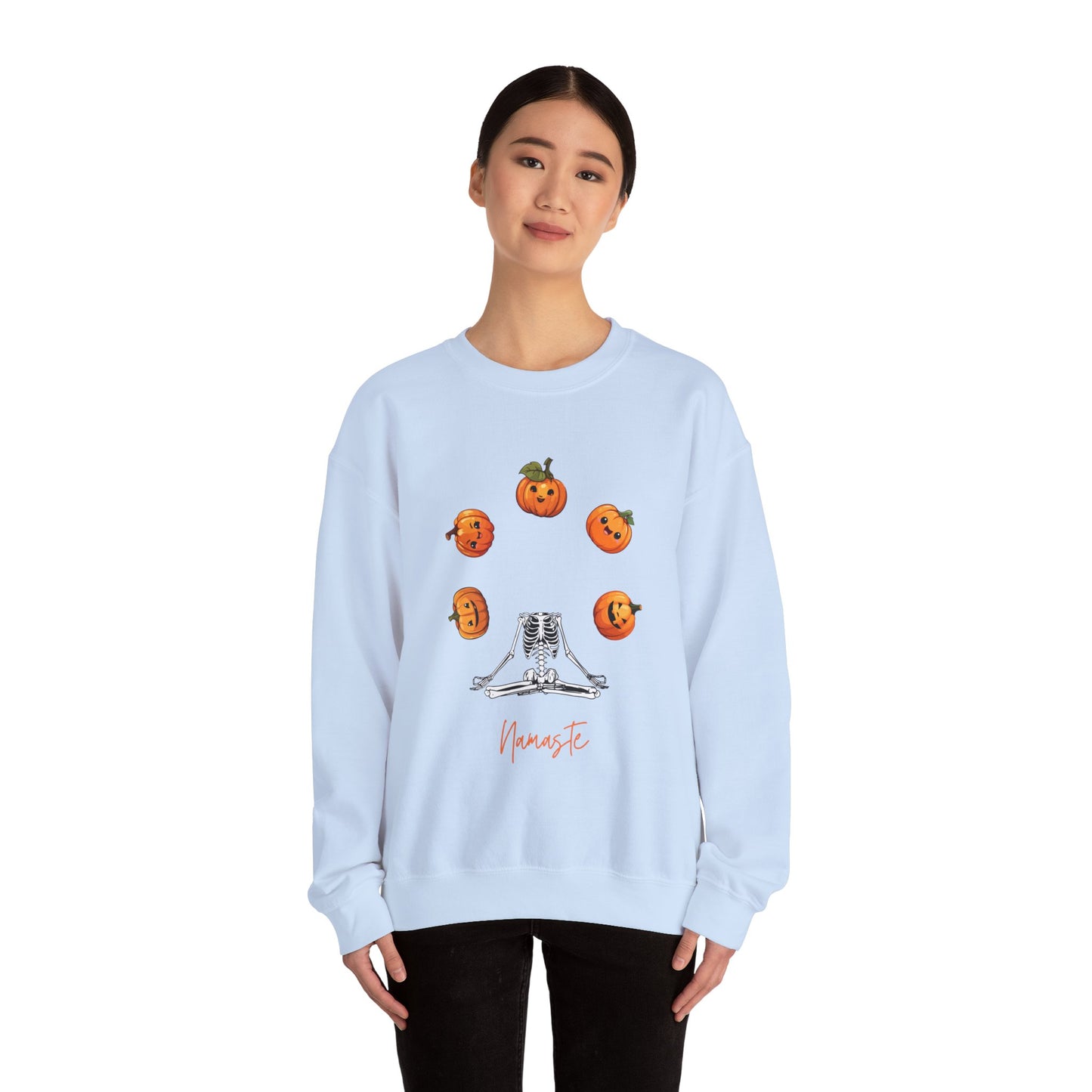 Namaste Halloween sweater Halloween sweater ghost fall leaves sweater Halloween Sweatshirt Era Tour sweater best friend gift for her Unisex