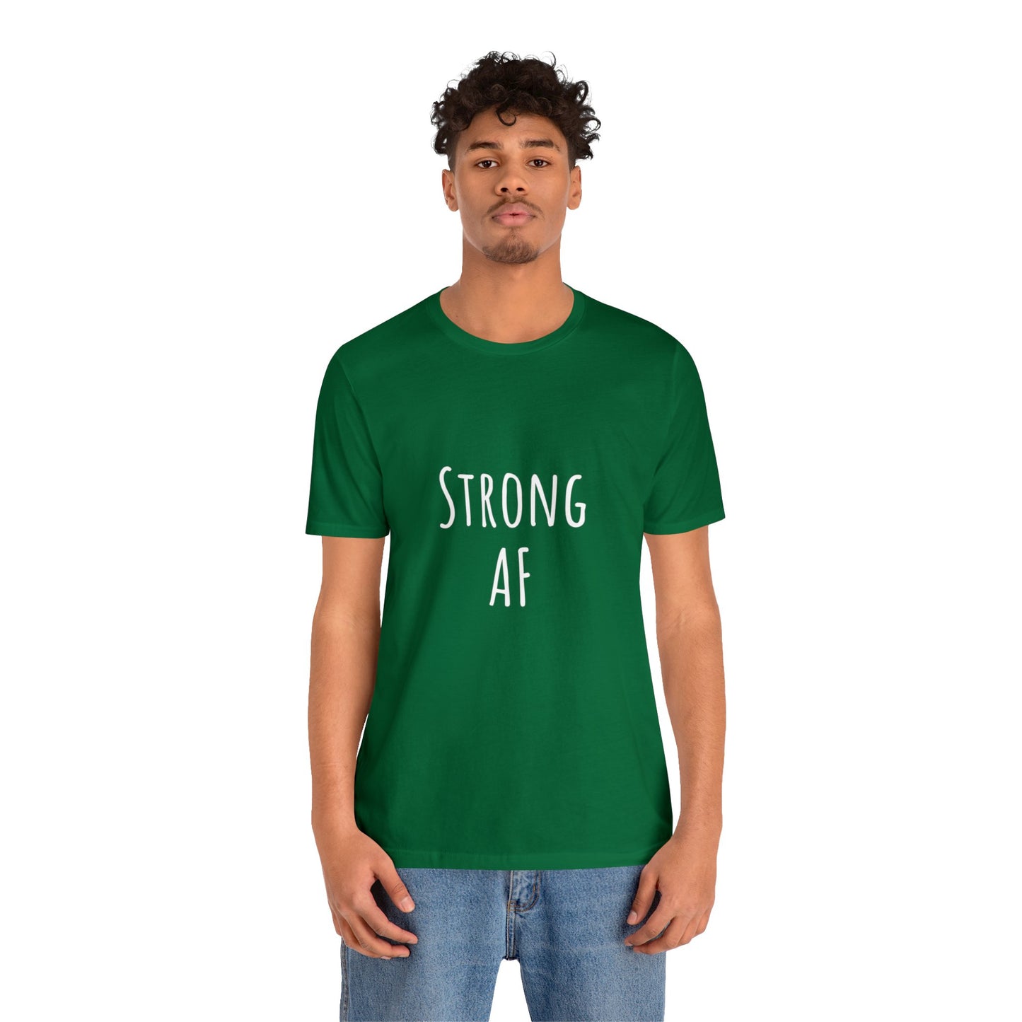 Strong AF shirt Motivational shirt Unisex Tee choose happy Retro Shirt Retro Feeling Good T-Shirt best friend vacation shirt beach