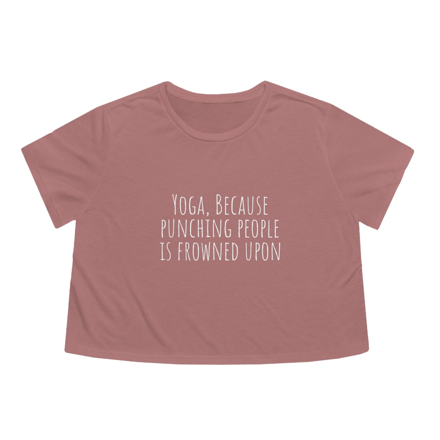 Yoga top yoga because punching people is frowned upon shirt women's rights shirt yogawear spiritual clothes bohemian gift for her Flowy