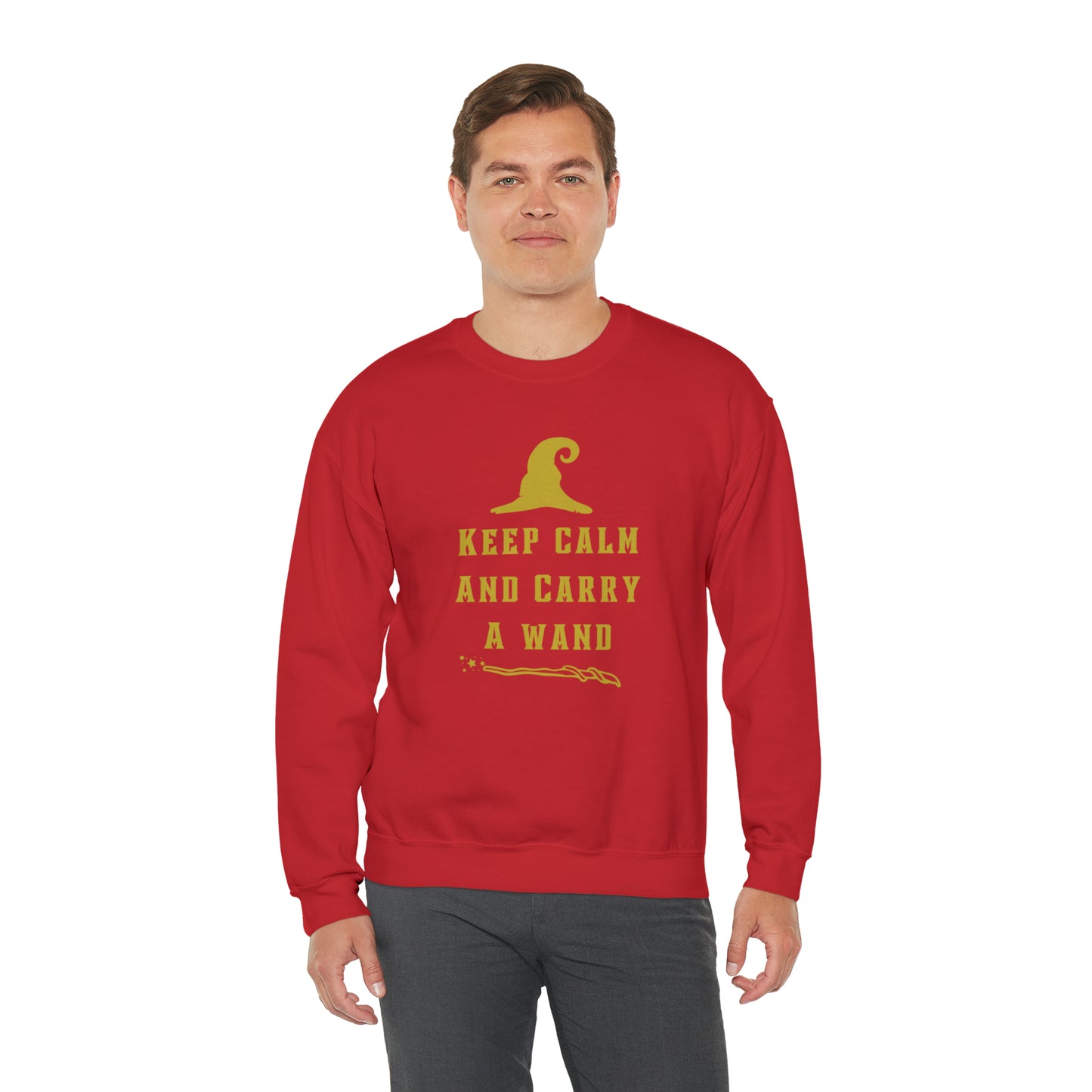 Mischief Manager Hogwarts sweater keep calm carry a wand sweatshirt Halloween sweater Universal Studios Christmas gift for her gift for him