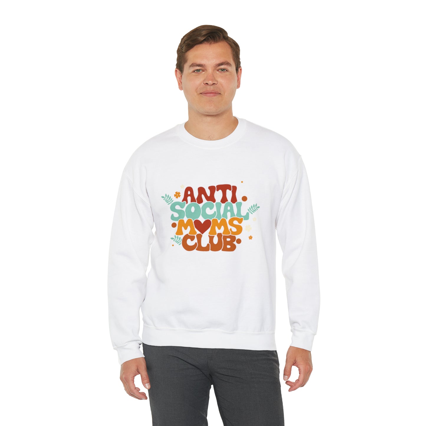 Anti social moms club sweatshirt, Mama Mother Mom sweatshirt, Gift for mom, Christmas gift for her,for him,Birthday gift for her