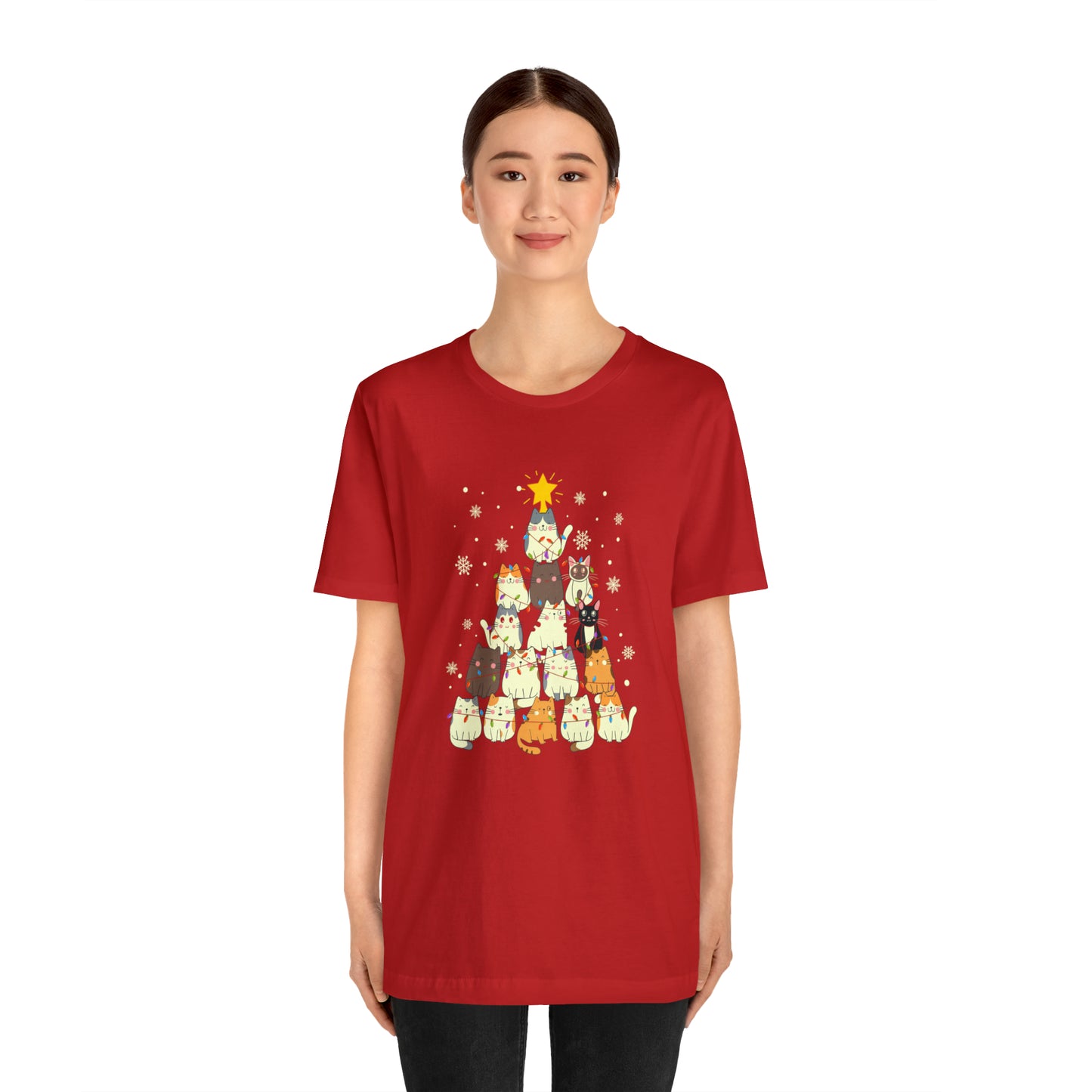 Cat Christmas shirt funny Meow kitty tee Matching Family Christmas Shirt Family Christmas Shirt Matching Xmas Tees Custom Christmas