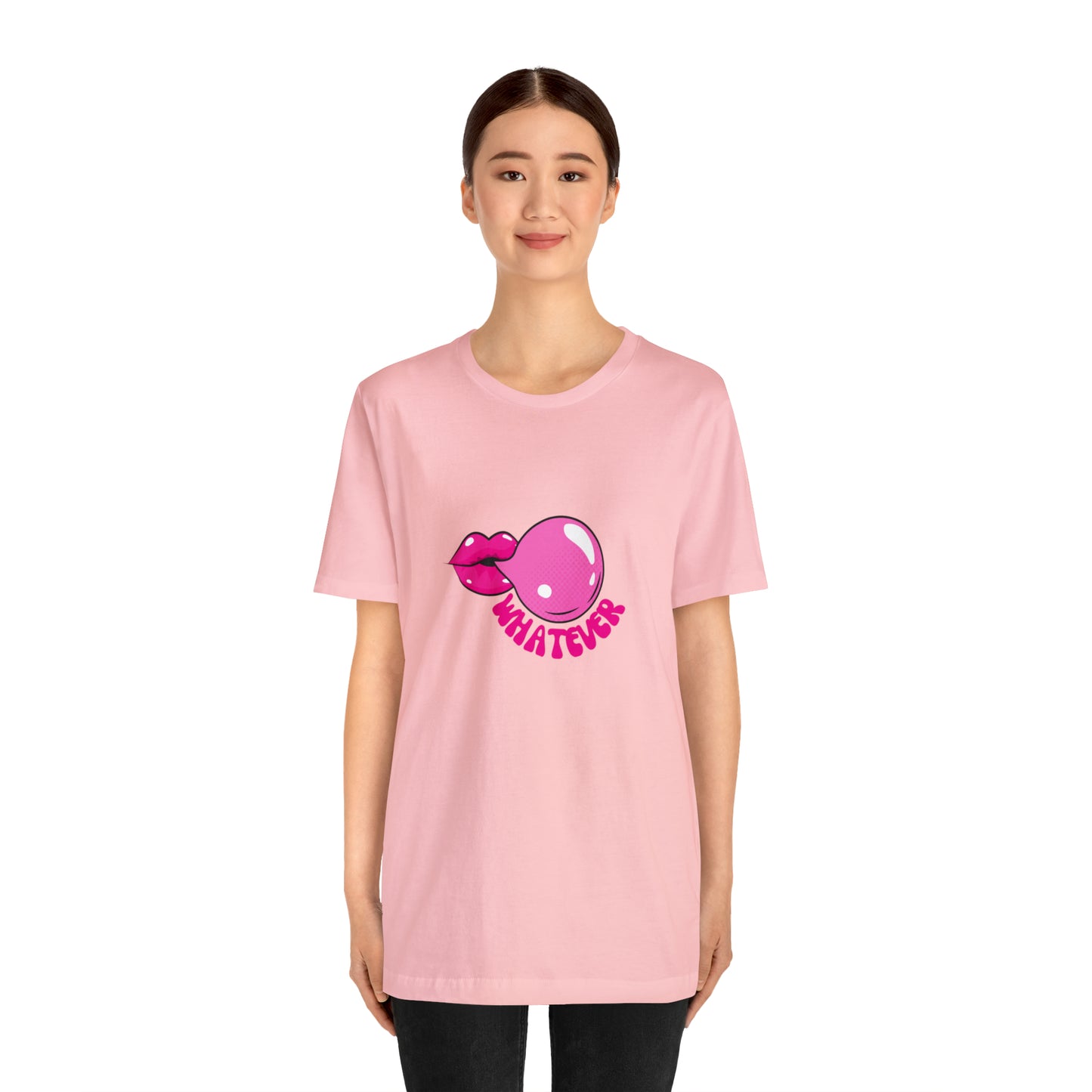Whatever bubblegum T-Shirt Aesthetic Shirt Trendy Shirt Shirt With Words On Back Positive Gift for him Gift for her boho shirt hippie soul