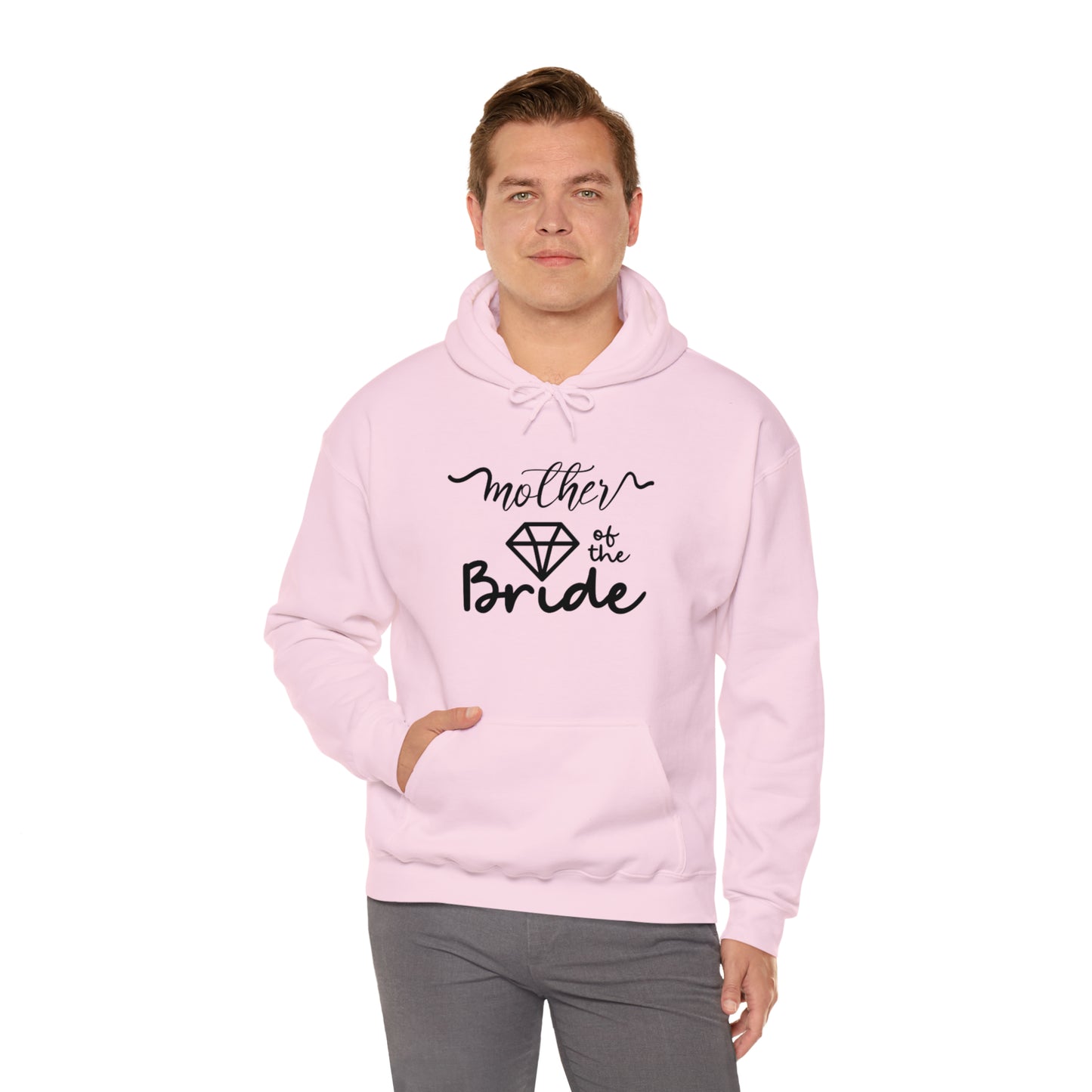 Mother of the bride Hoodie, bridal party clothes, wedding shower gift, Birthday gift for her, Pink gift, Galantine gift for her, unisex