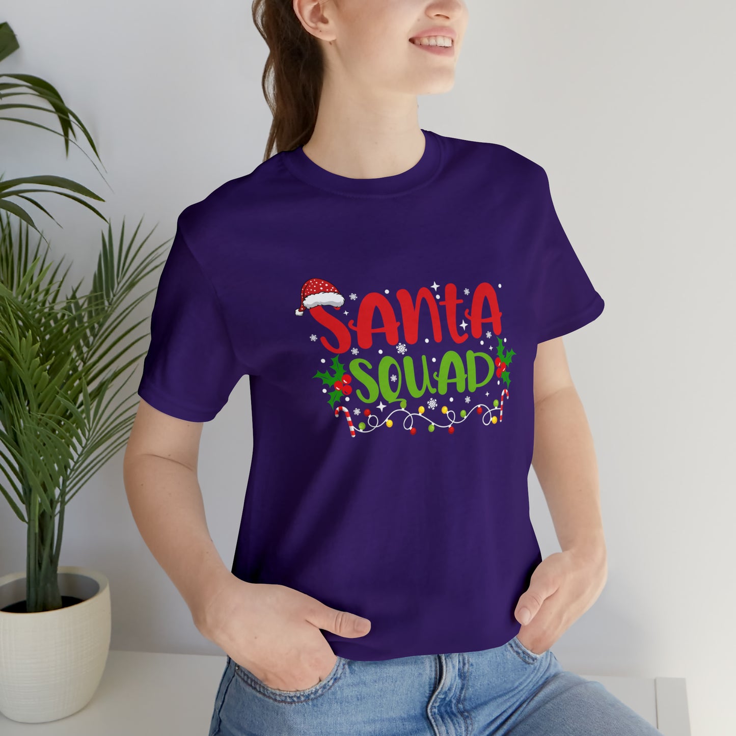 Santa's squad Matching Family Christmas Shirts Santa claus Hat family tshirts Family Christmas Shirt Xmas Tee Custom Christmas Tshirt photos