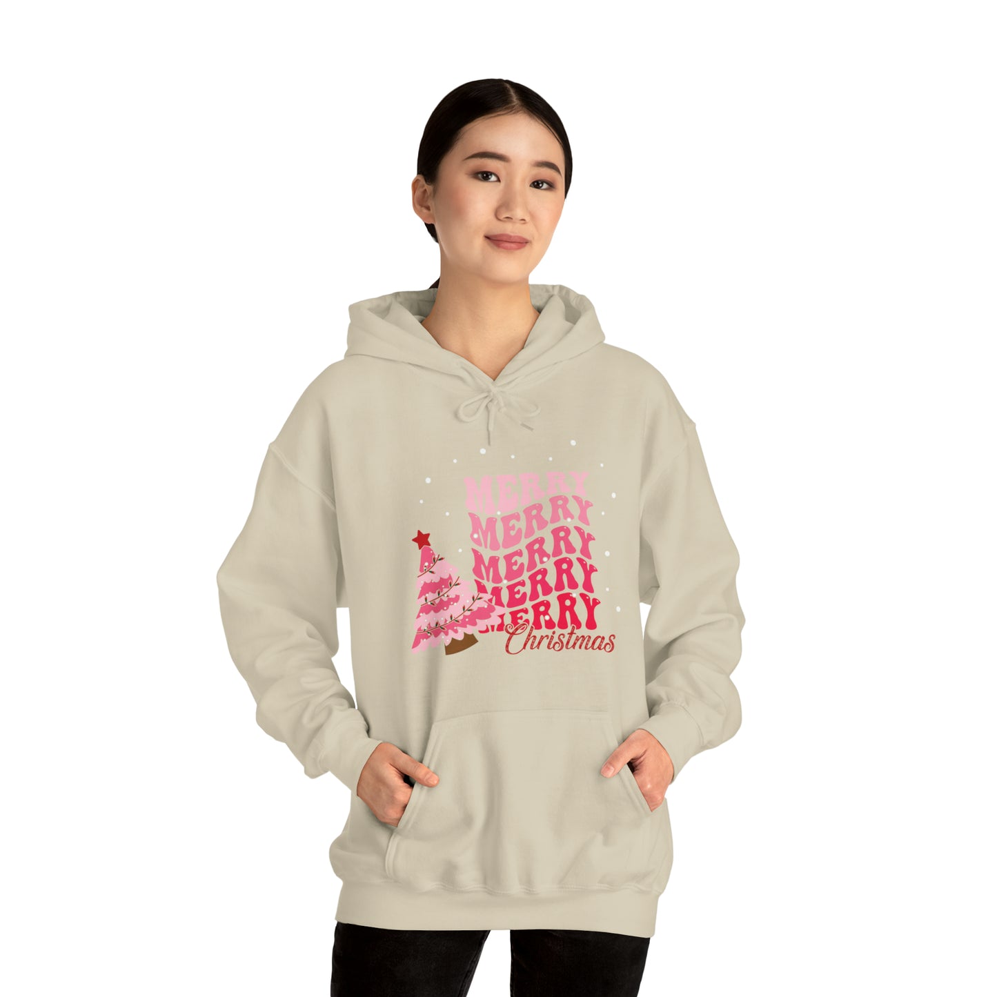 Festive AF hoodie blue Merry Bright Christmas Sweatshirt for Women Men Christmas Sweater Holiday Christmas gift for her gift for him