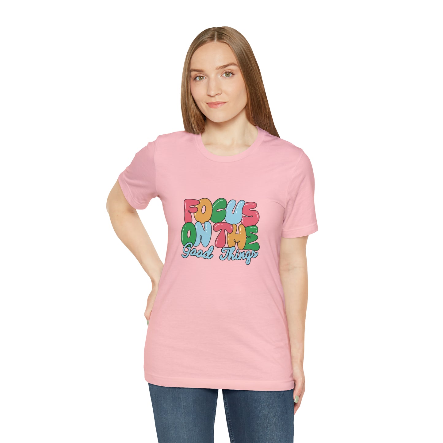 Focus on the good things shirt positive vibes shirt good vibes tee yogawear zen clothes bohemian top Women's Christmas gift for her for him
