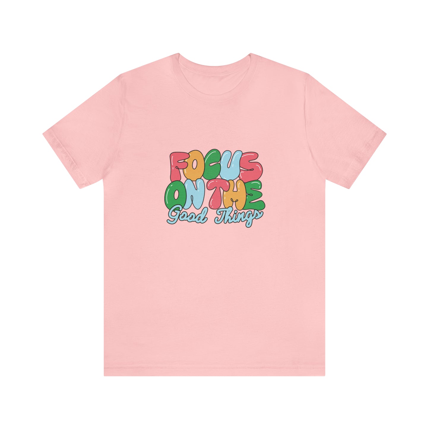 Focus on the good things shirt positive vibes shirt good vibes tee yogawear zen clothes bohemian top Women's Christmas gift for her for him